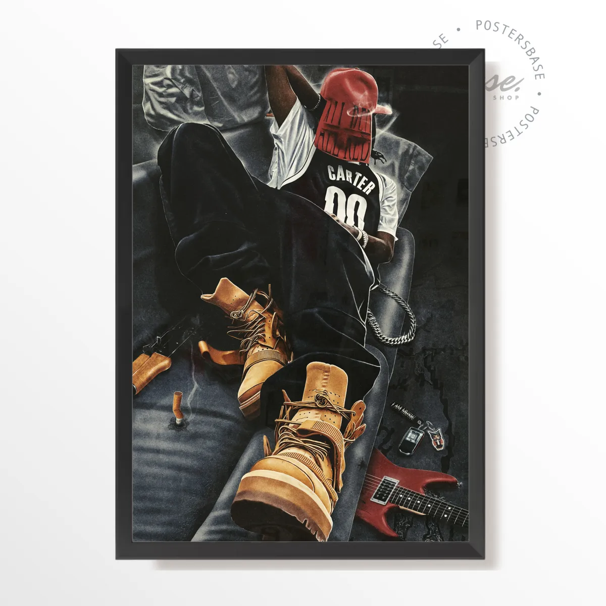 cartichilling X Spxdes Gfx poster, museum grade matte print