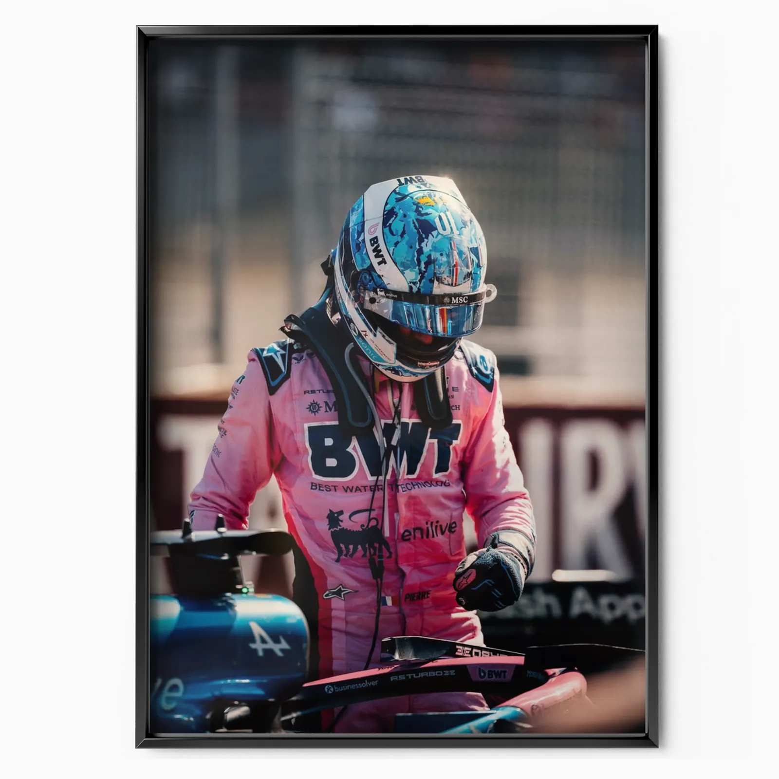 Pierre Gasly 2025 poster, museum grade matte print