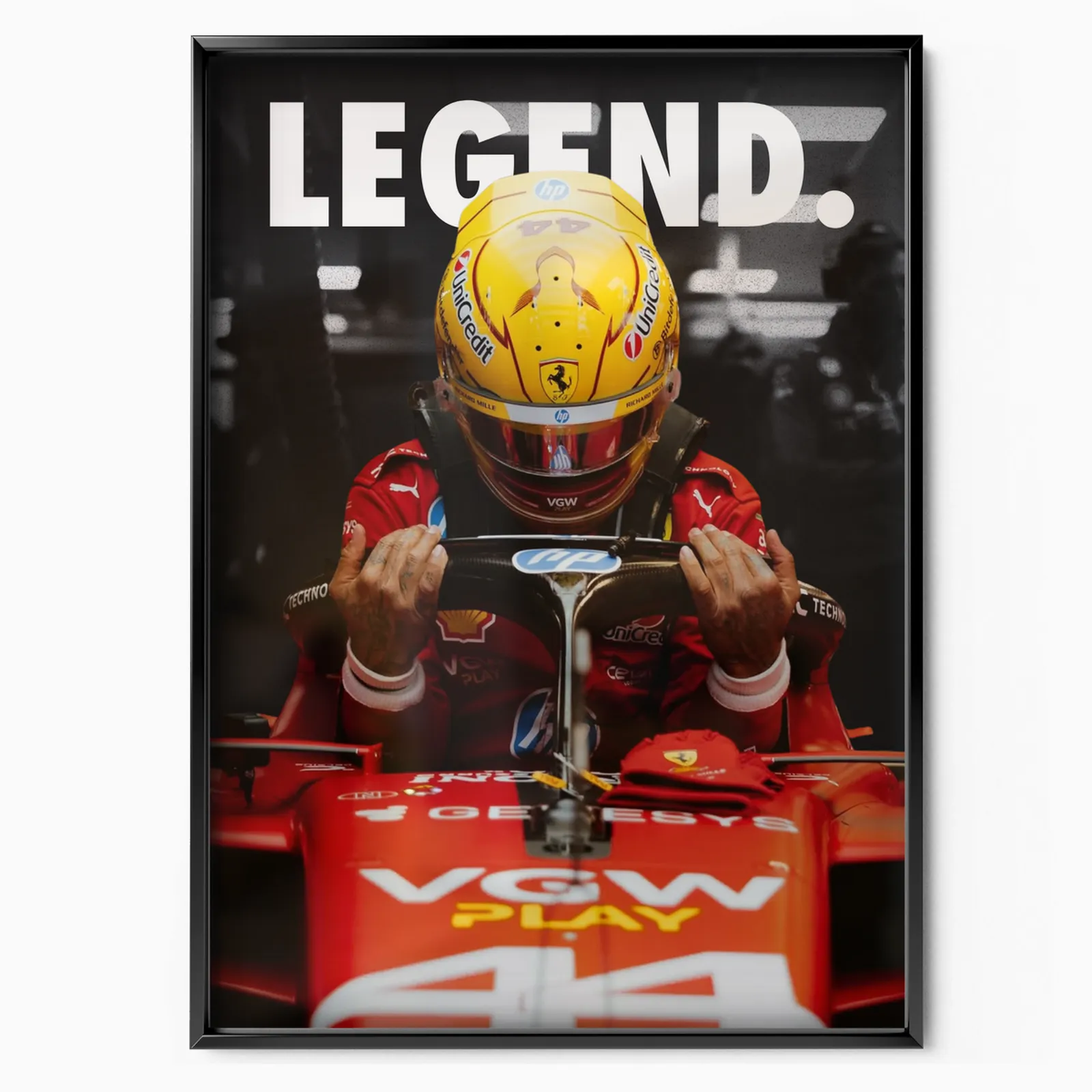 Racing Legend poster, museum grade matte print