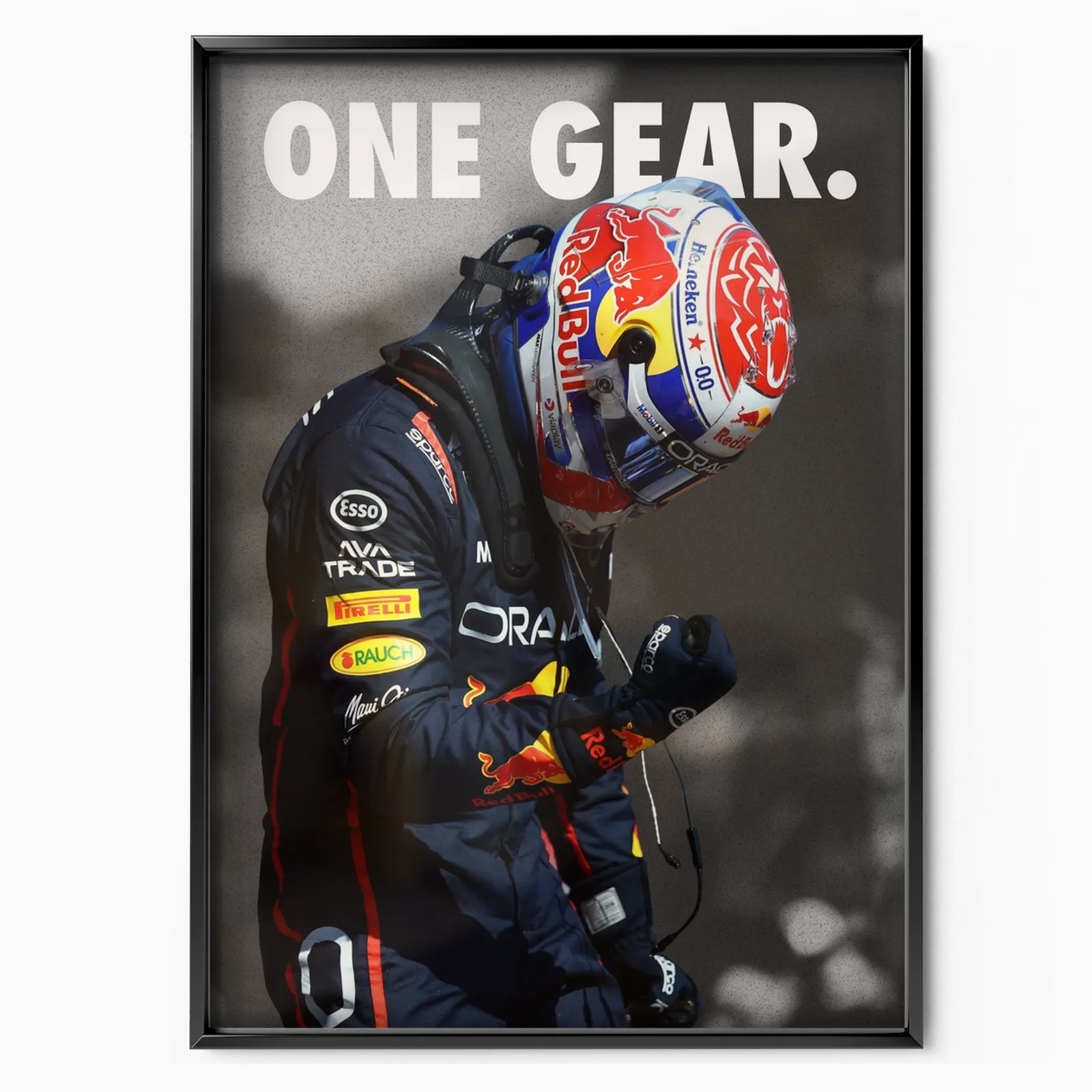 Max Verstappen 'one Gear' poster, museum grade matte print