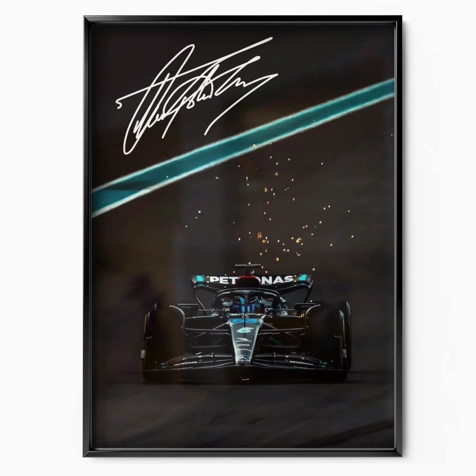 Racing Fire poster, museum grade matte print