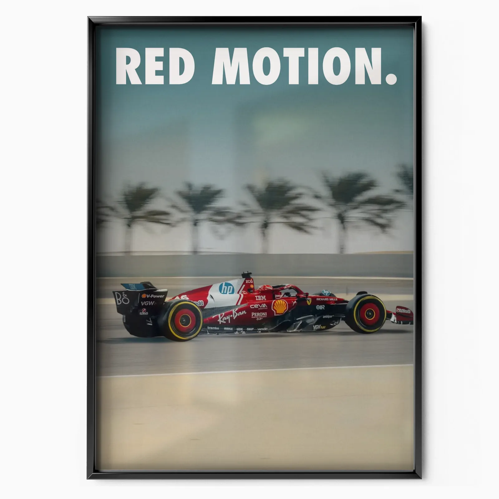 Red Motion poster, museum grade matte print