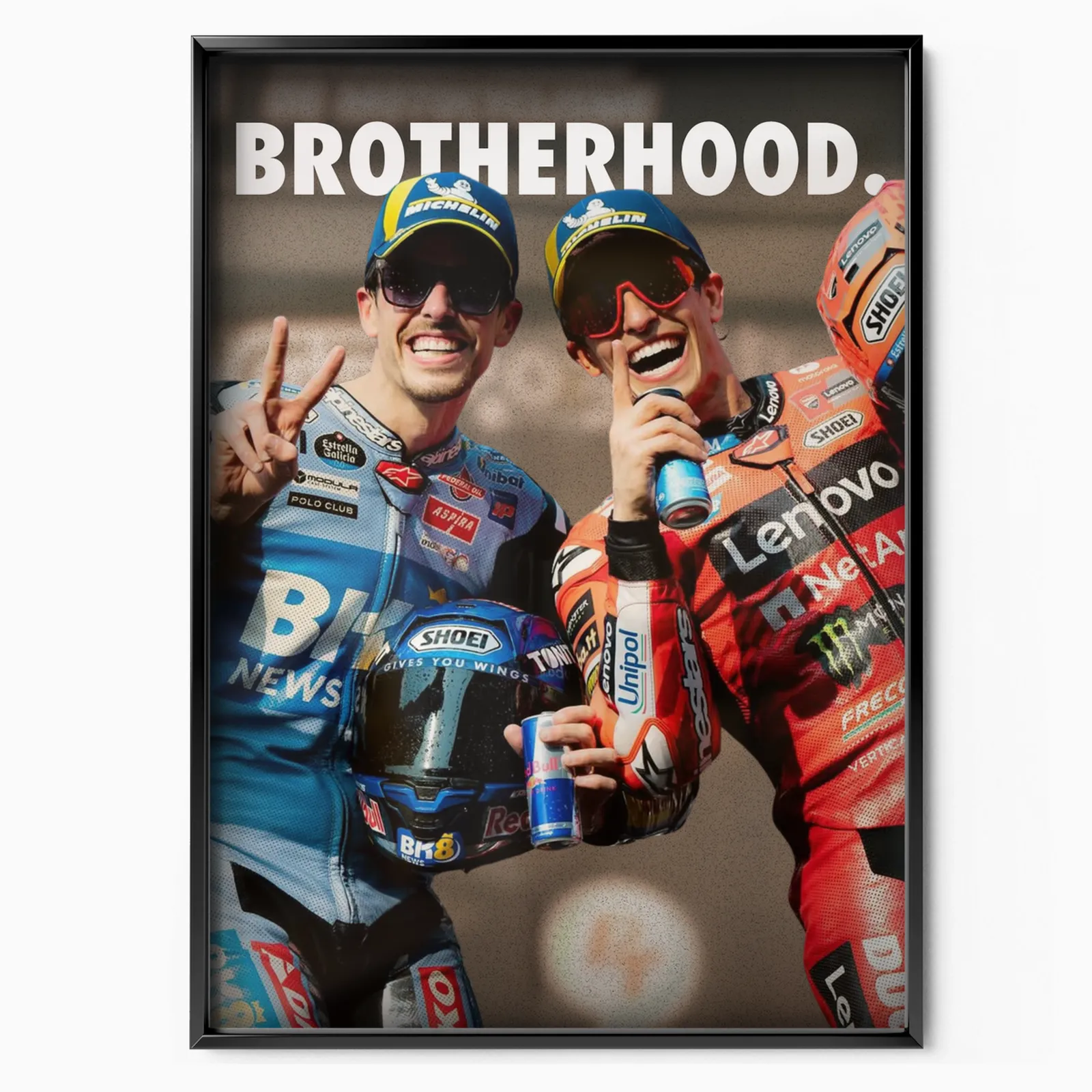 Brotherhood Racing 2025 poster, museum grade matte print