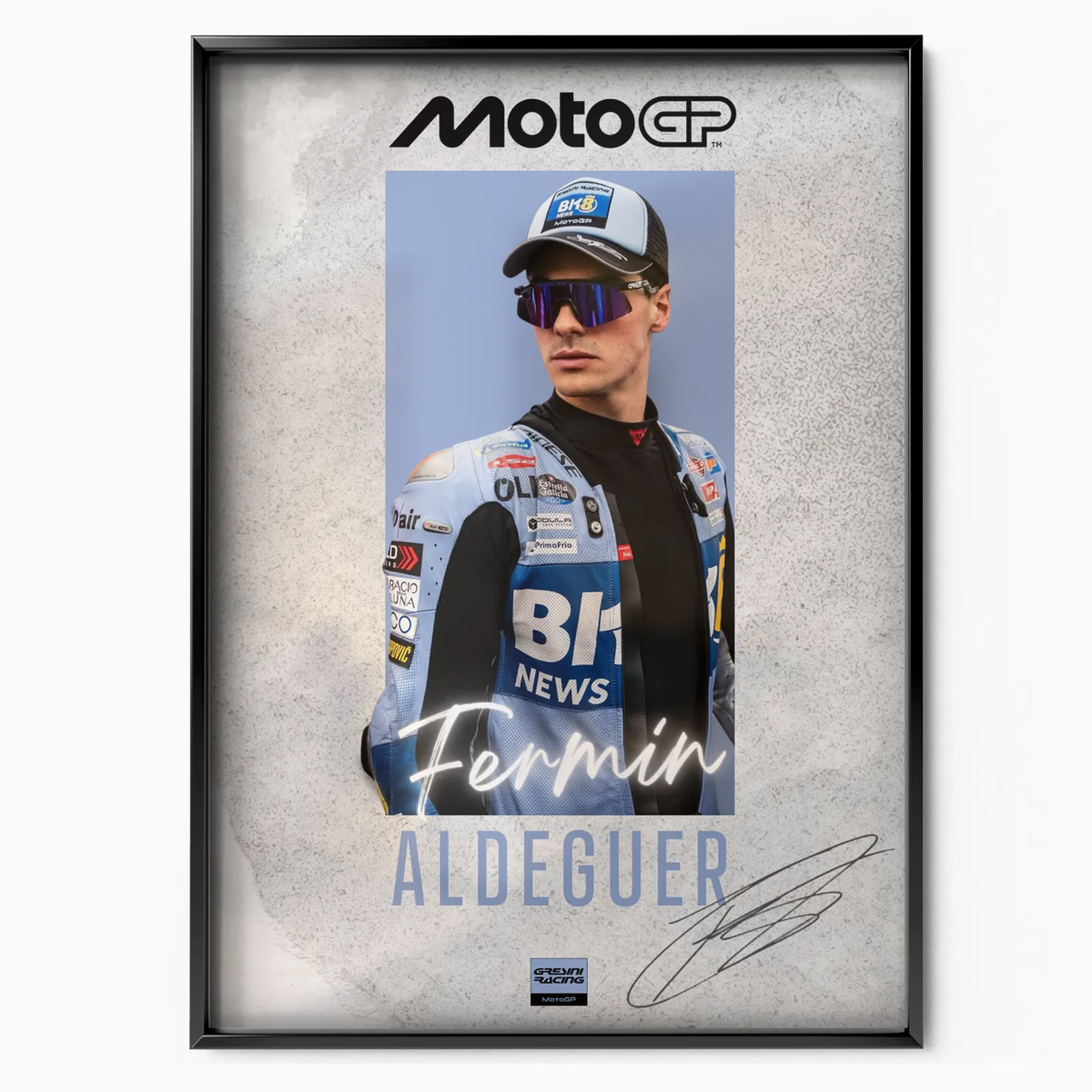 Fermin Aldeguer X Ducati Gresini Original 2025 poster, museum grade matte print