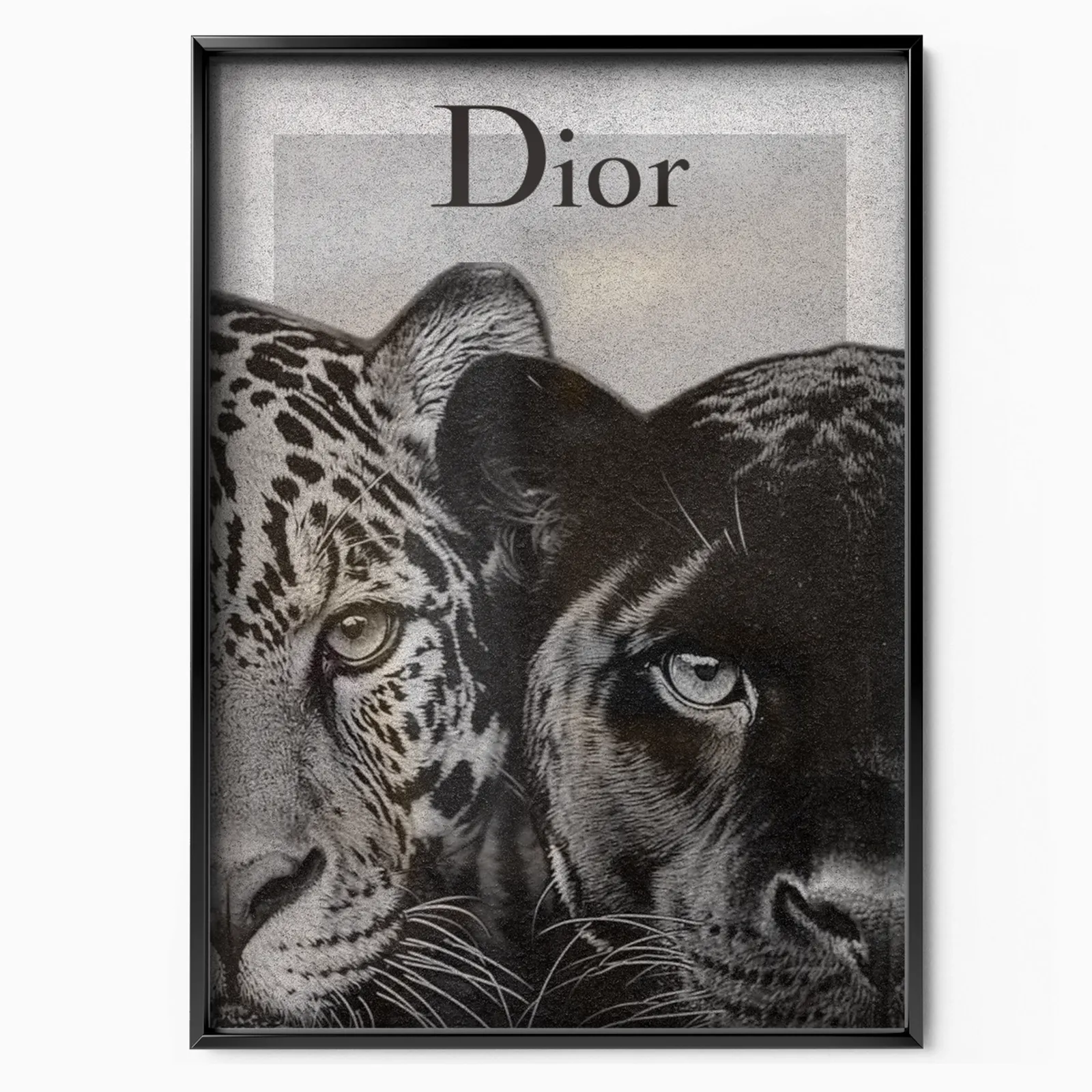 Twin Predators poster, museum grade matte print