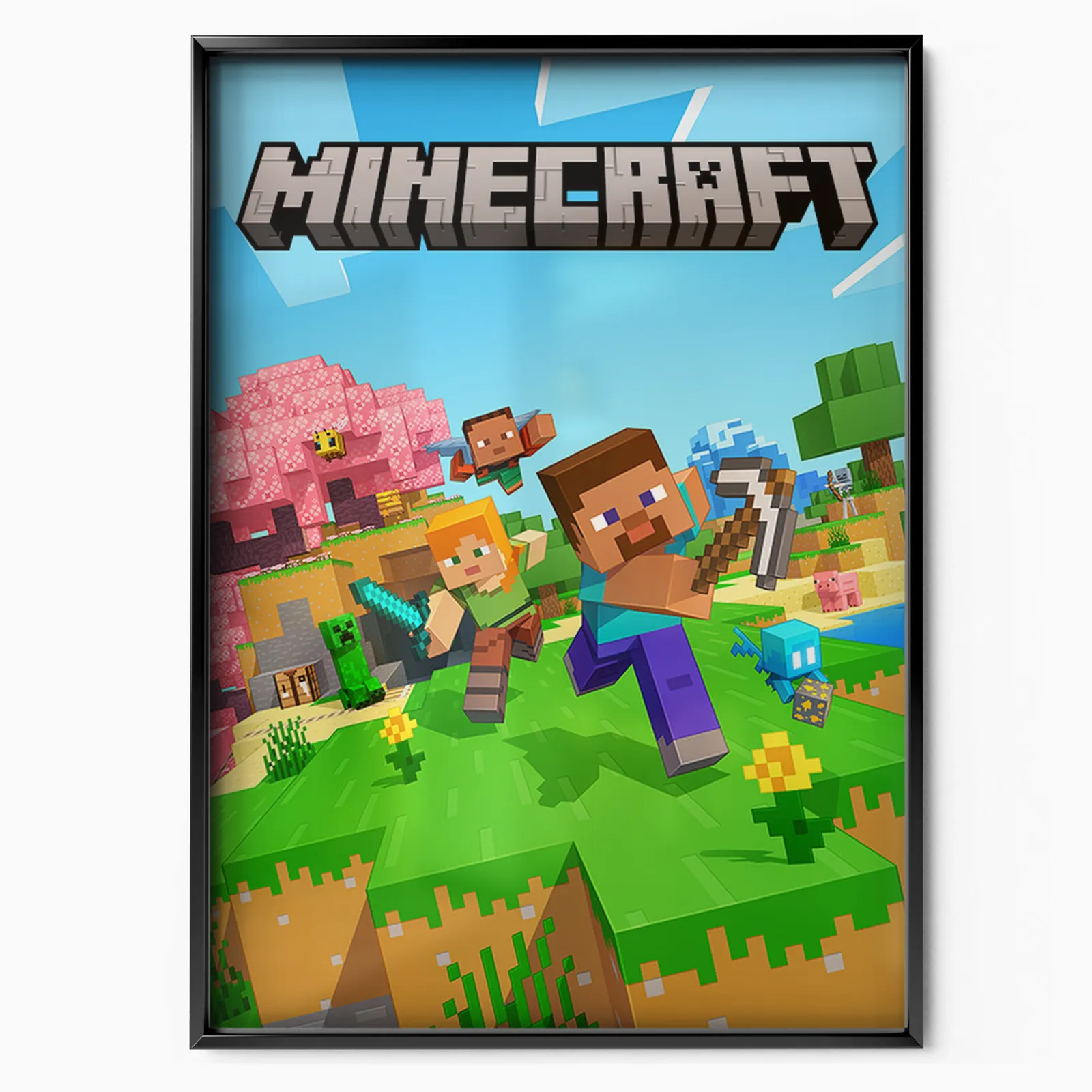 Minecraft (2016) poster, museum grade matte print