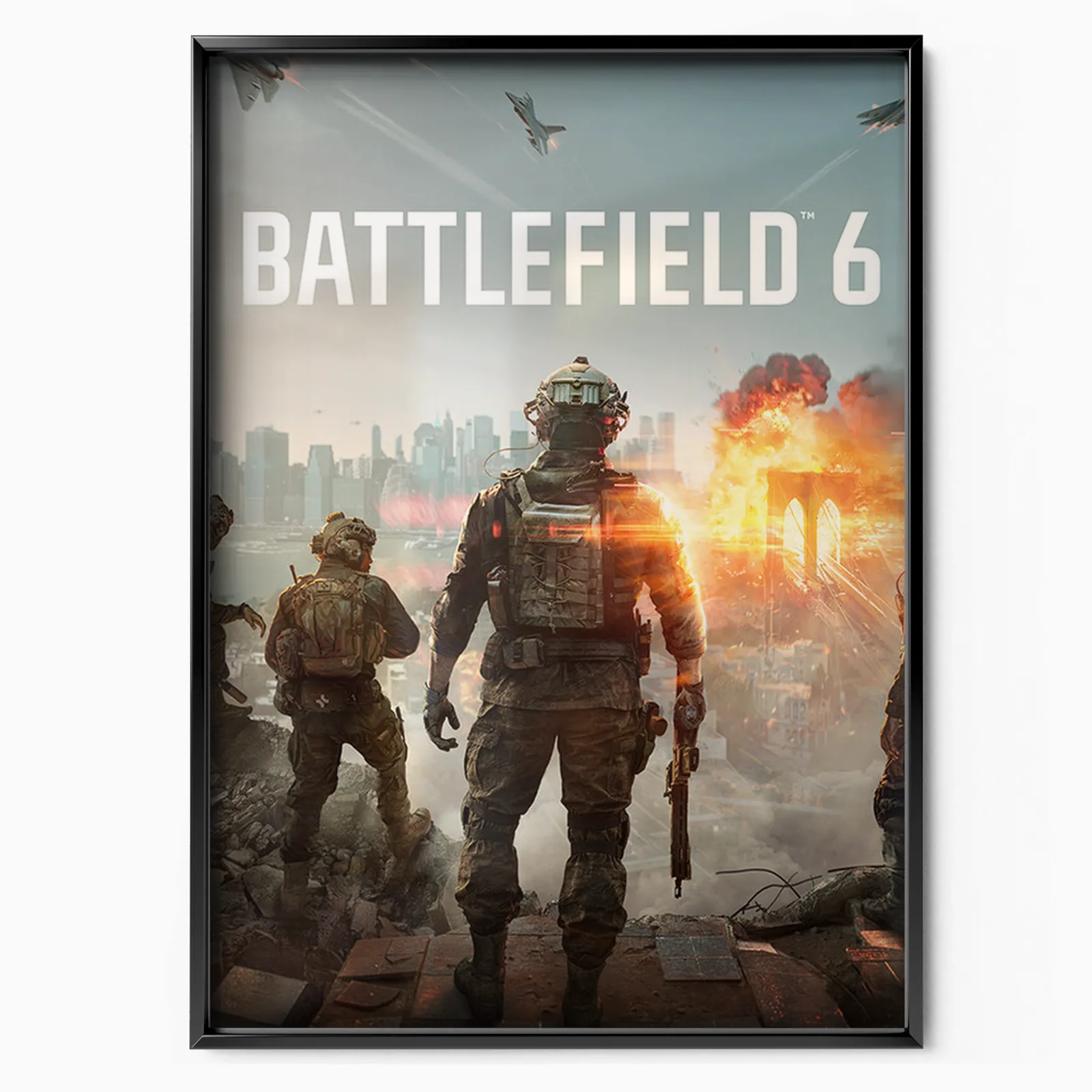 Battlefield 6 (2025) poster, museum grade matte print