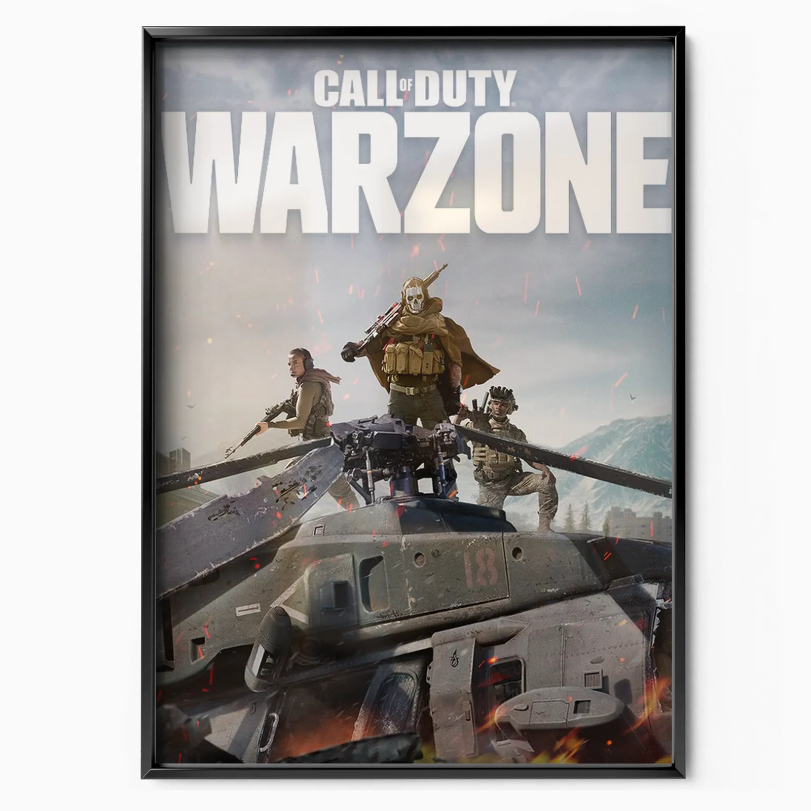 Call Of Duty Warzone (2022) poster, museum grade matte print
