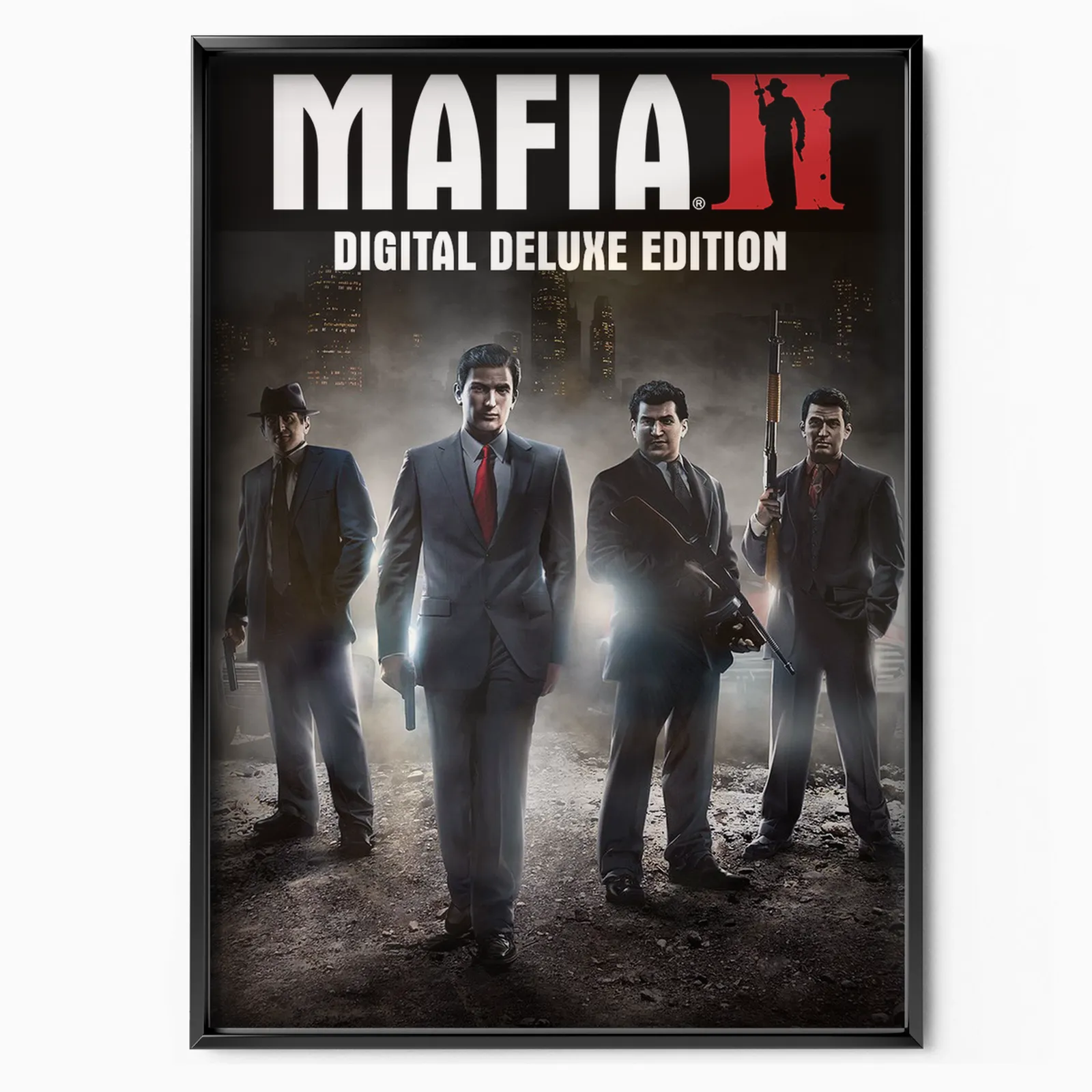 Mafia Ii Digital Deluxe Edition (2010) poster, museum grade matte print
