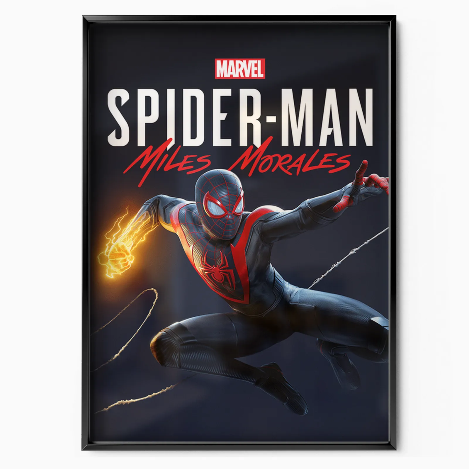 Marvel's Spider Man Miles Morales (2020) poster, museum grade matte print
