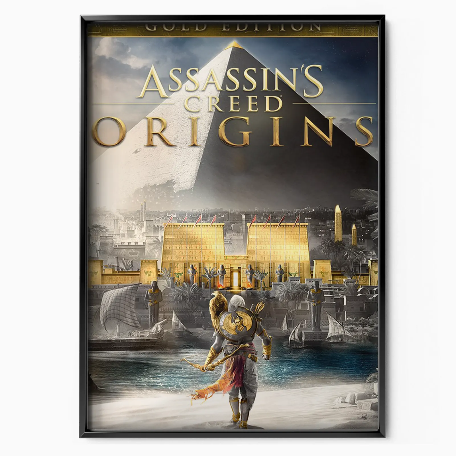 Assassin's Creed Origins Gold Edition (2017) poster, museum grade matte print
