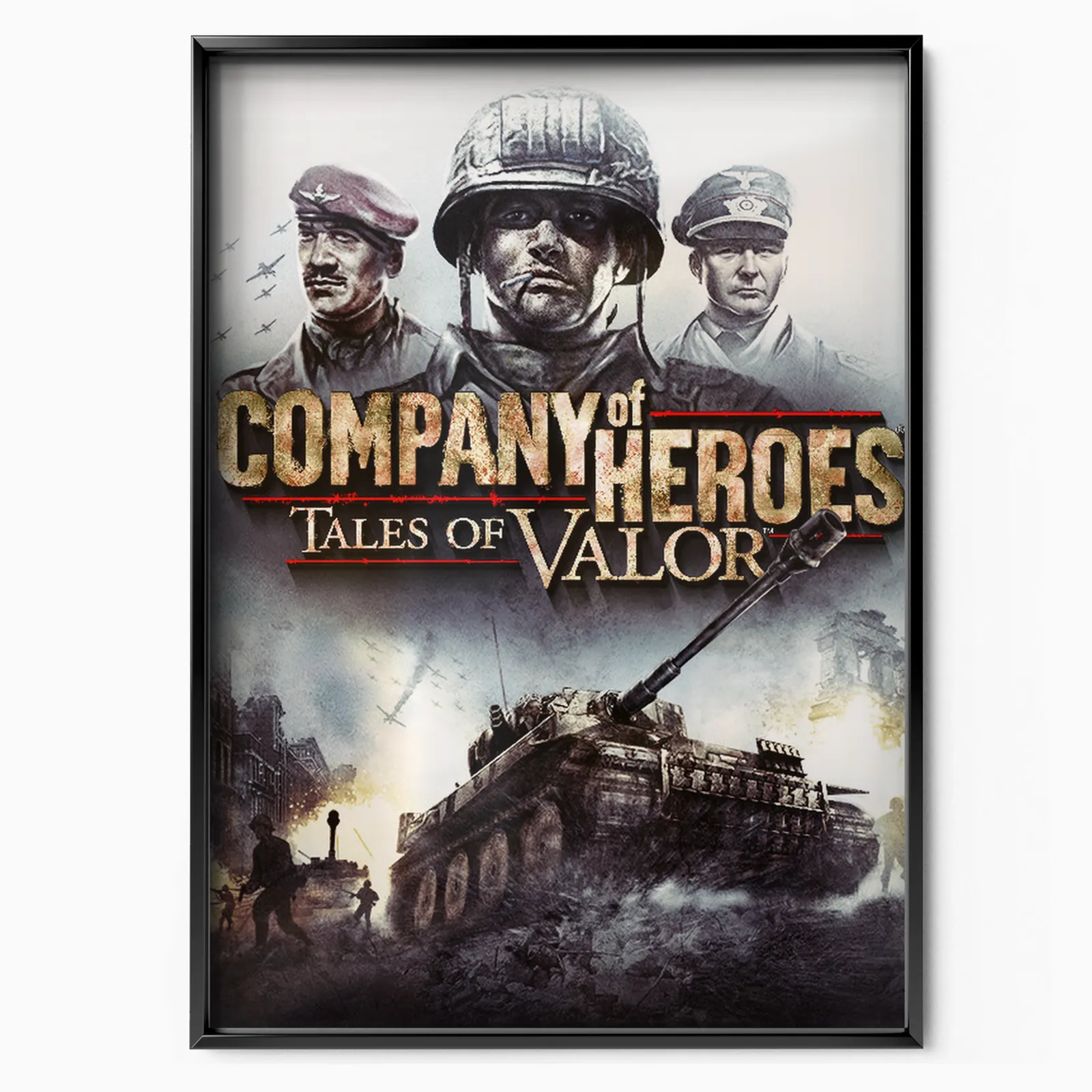 Company Of Heroes Tales Of Valor (2009) poster, museum grade matte print