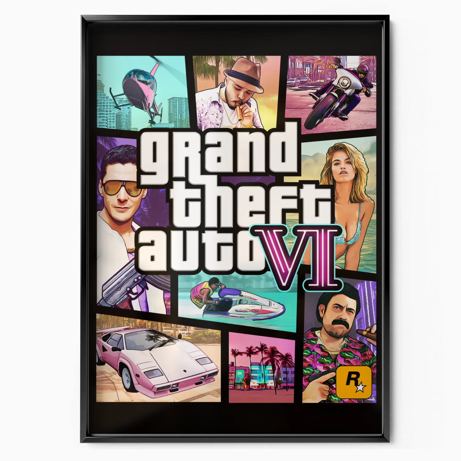 Vice City Chronicles (2026) poster, museum grade matte print