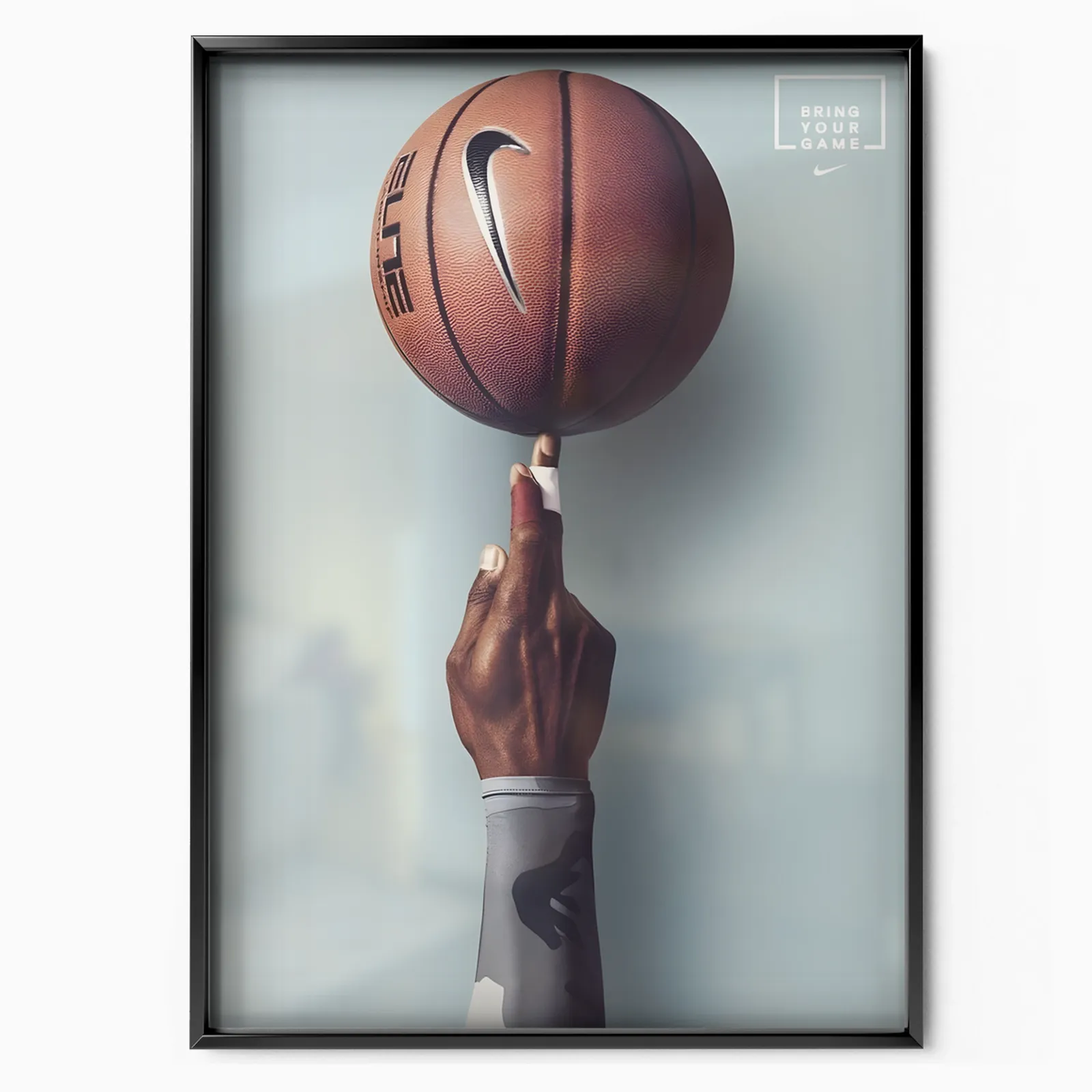 Basketball Spin “bring Your Game” poster, museum grade matte print