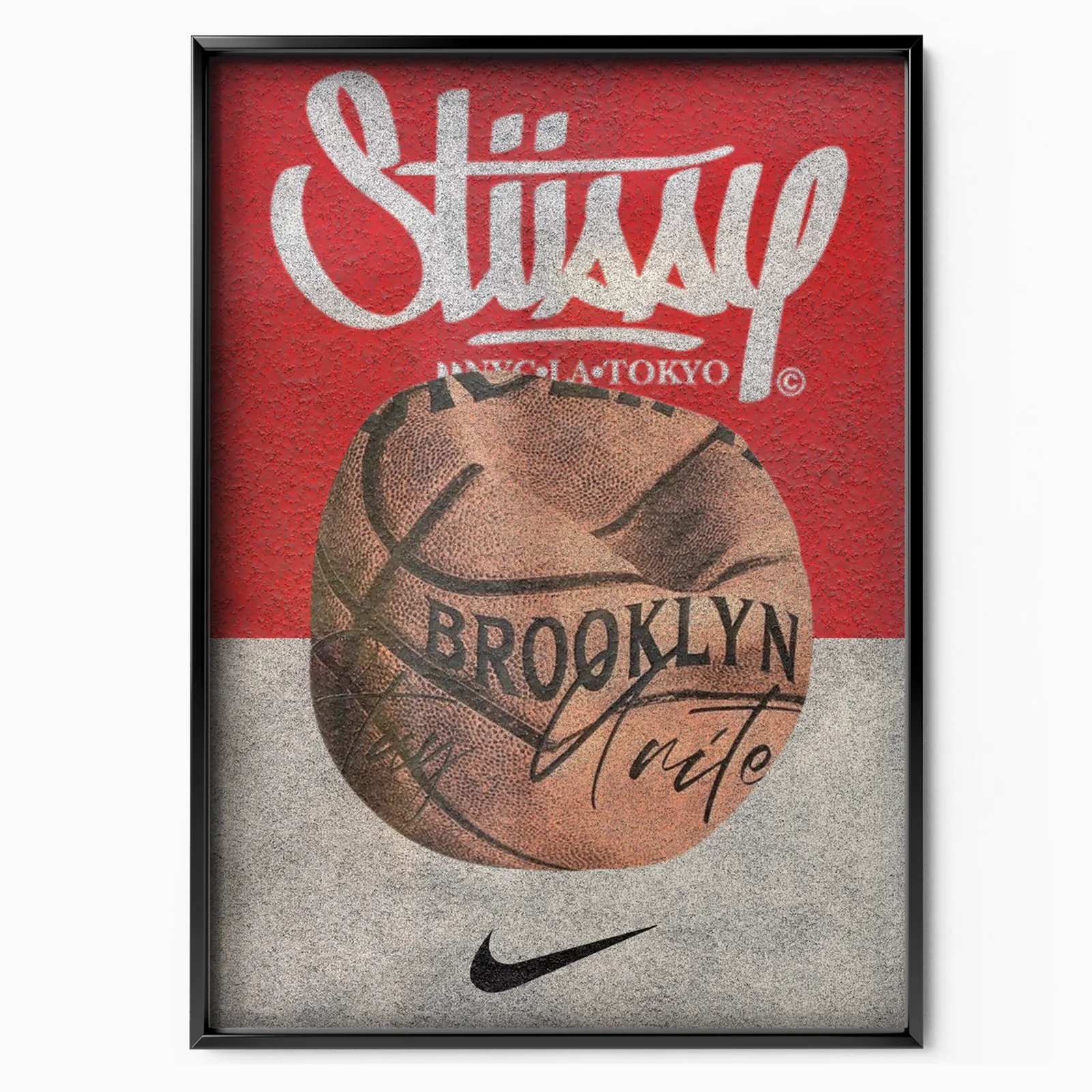 Brooklyn Basketball poster, museum grade matte print