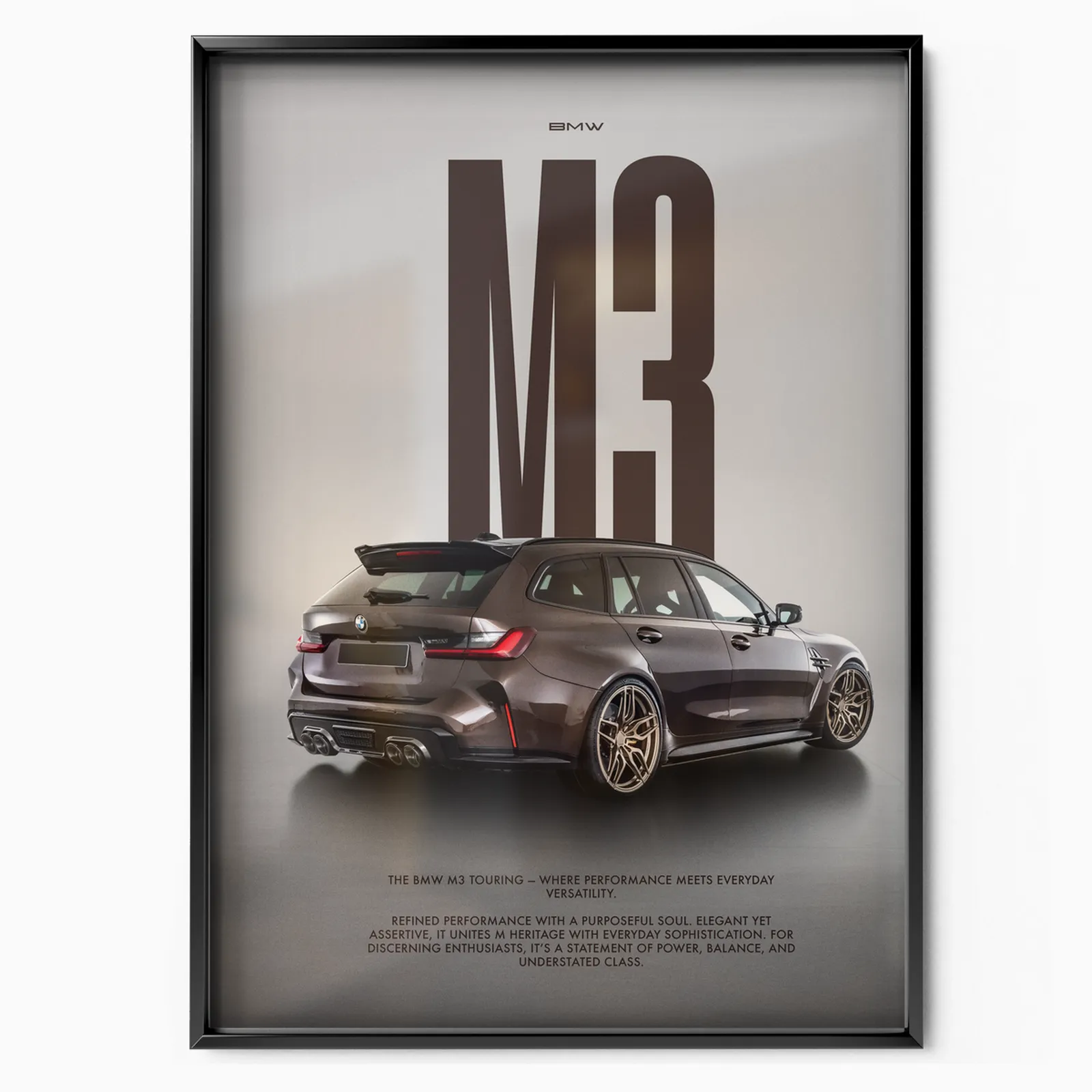 BMW M3 Touring x Angelo Stirbat poster