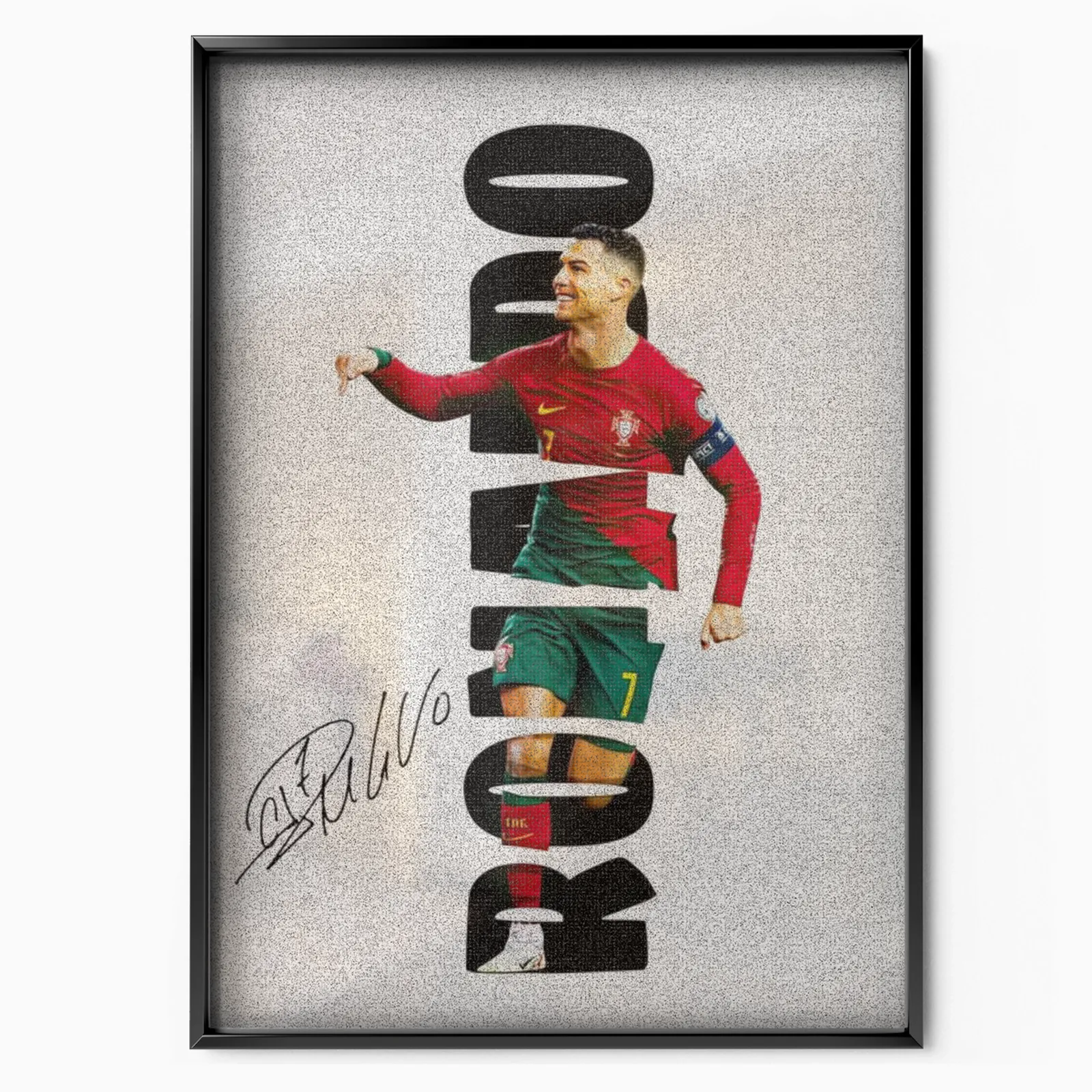 Cristiano Ronaldo - Portugal Number 7 Poster poster, museum grade matte print