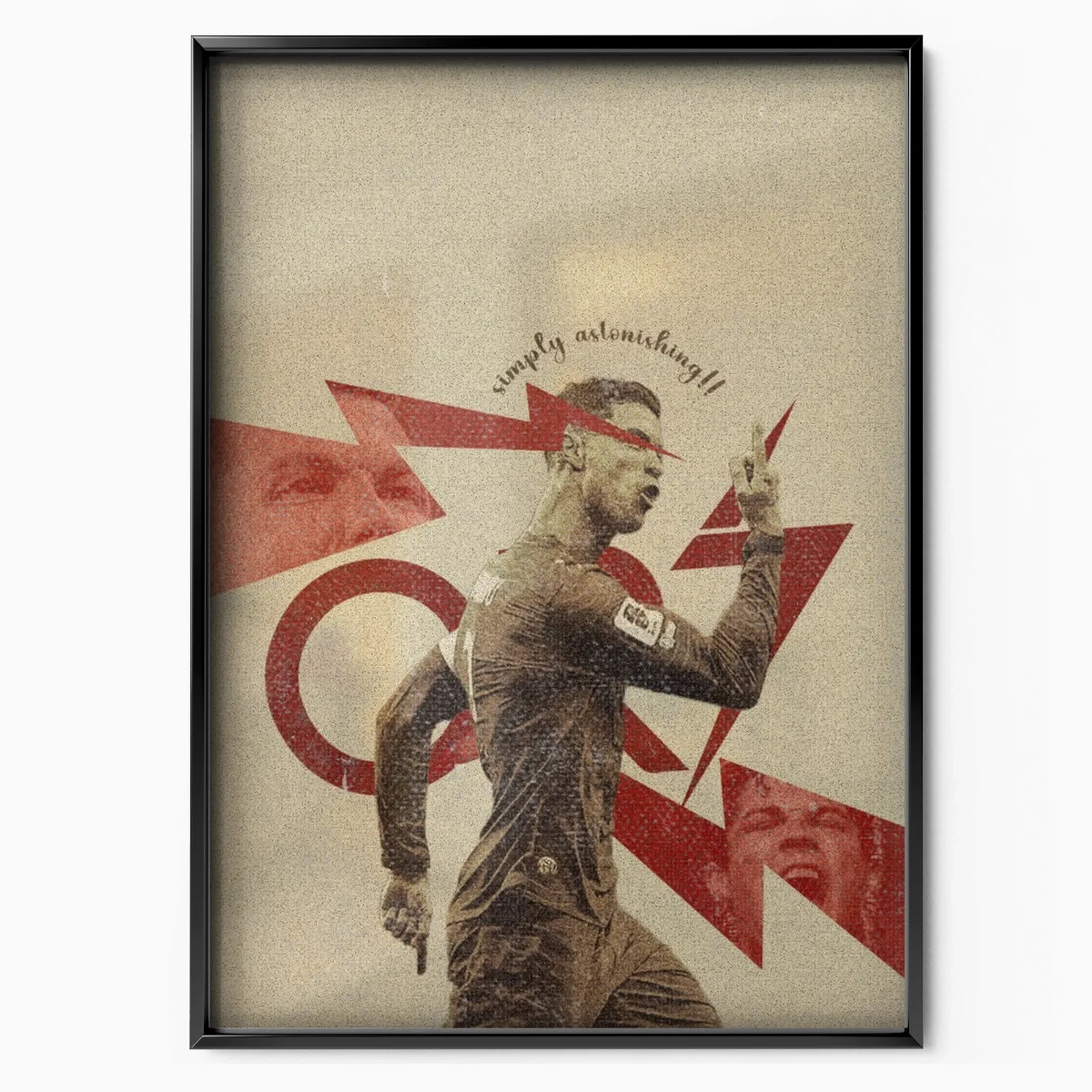 Cristiano Ronaldo - Simply Astonishing Poster poster, museum grade matte print