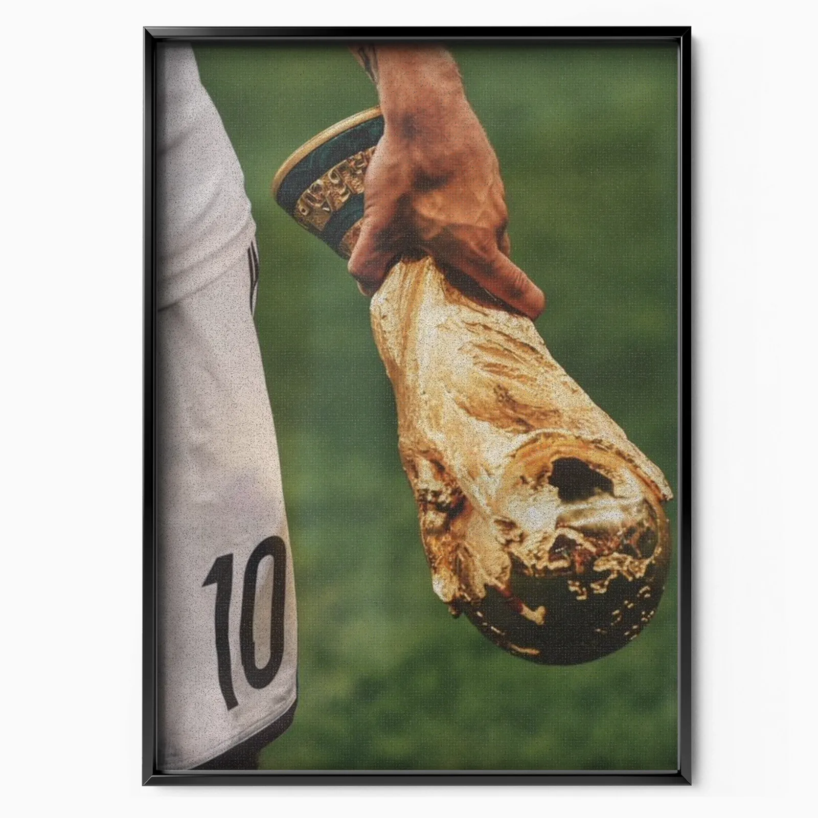 Lionel Messi - World Cup Trophy Poster poster, museum grade matte print