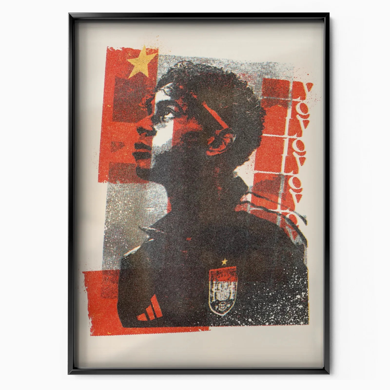 Lamine Yamal - Rising Star Poster poster, museum grade matte print