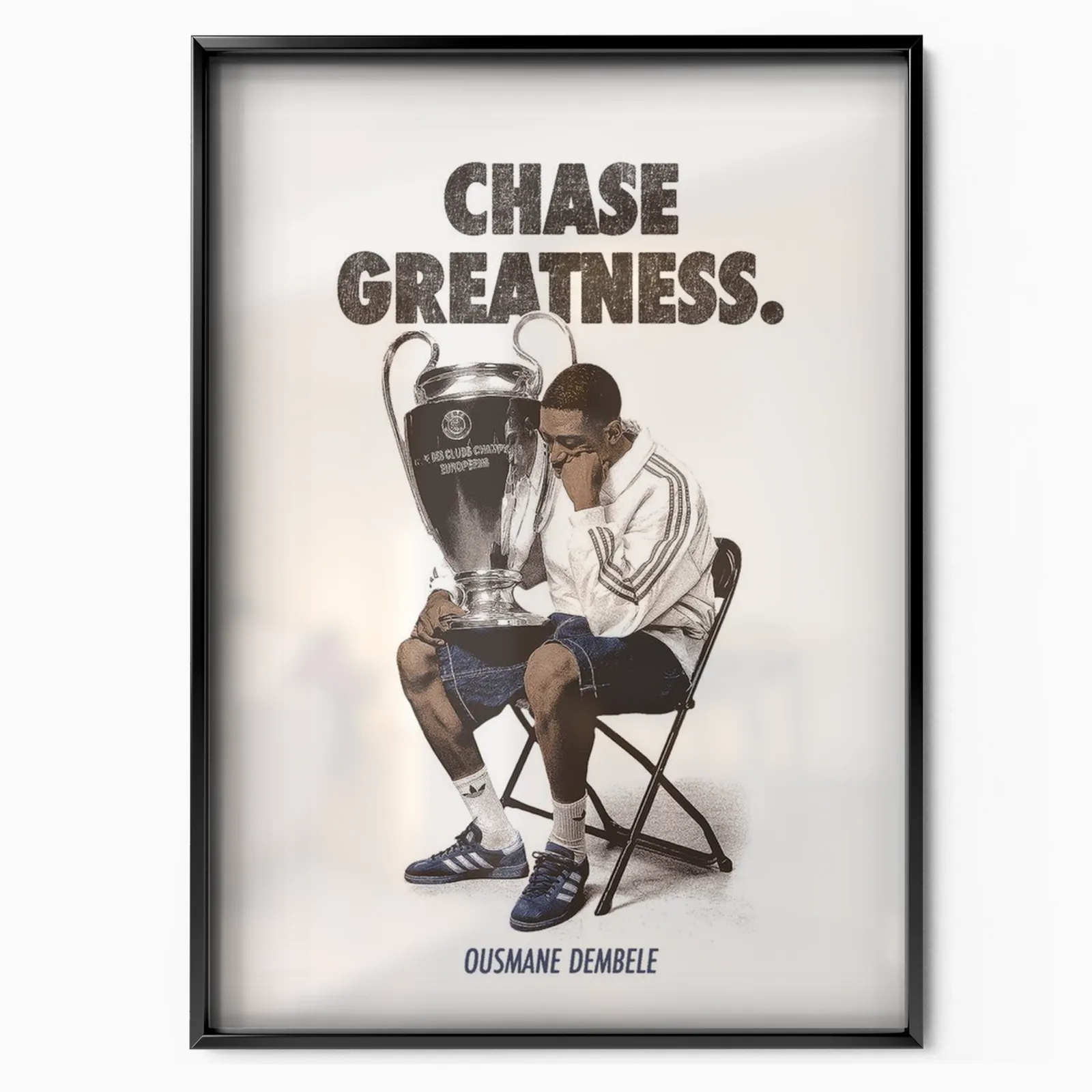 Ousmane Dembele - Chase Greatness Poster poster, museum grade matte print