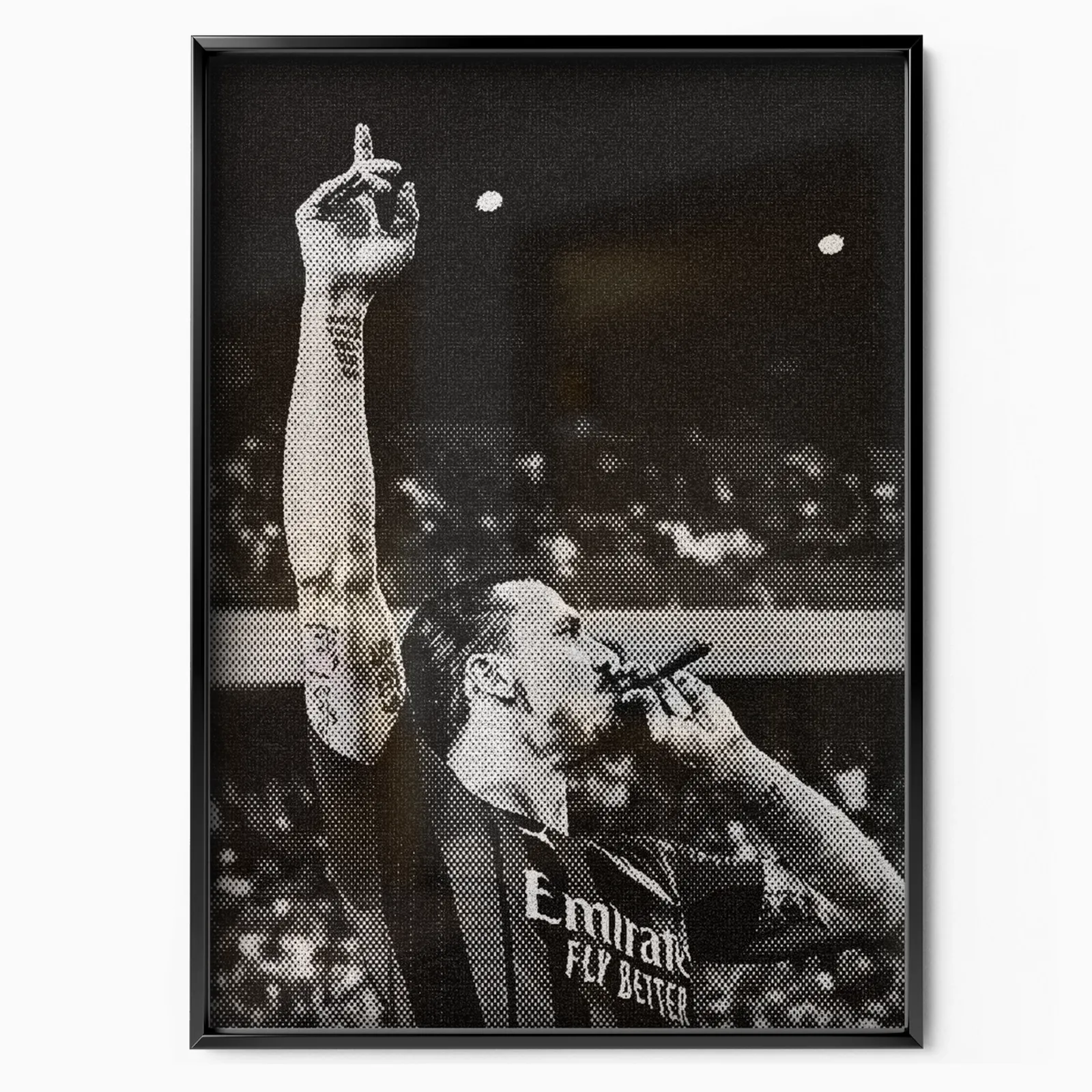 Zlatan Ibrahimovic - Champions Celebration Poster poster, museum grade matte print