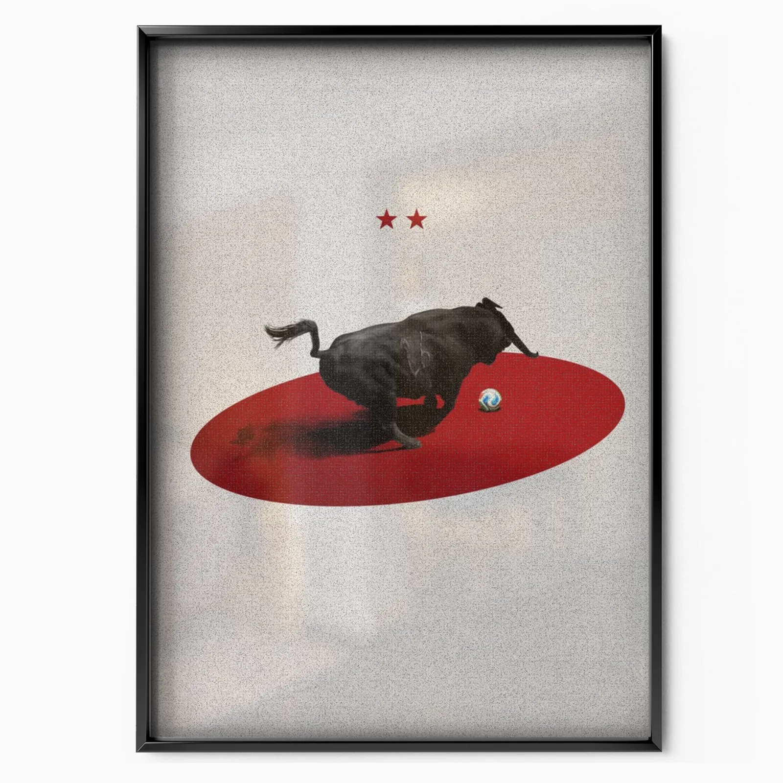 Spain National Team - Raging Bull Poster poster, museum grade matte print