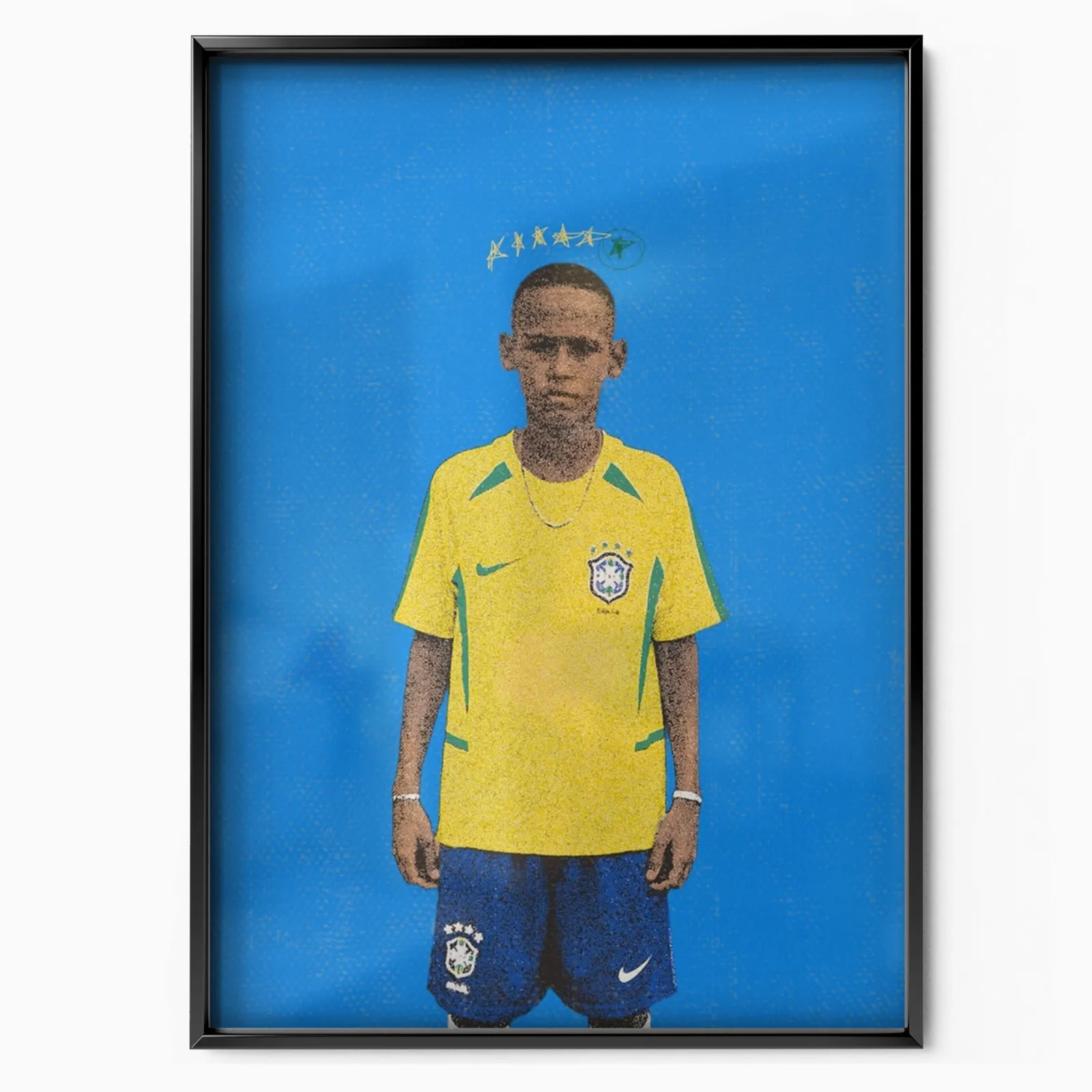 Neymar Jr - Brazil Nike Poster poster, museum grade matte print