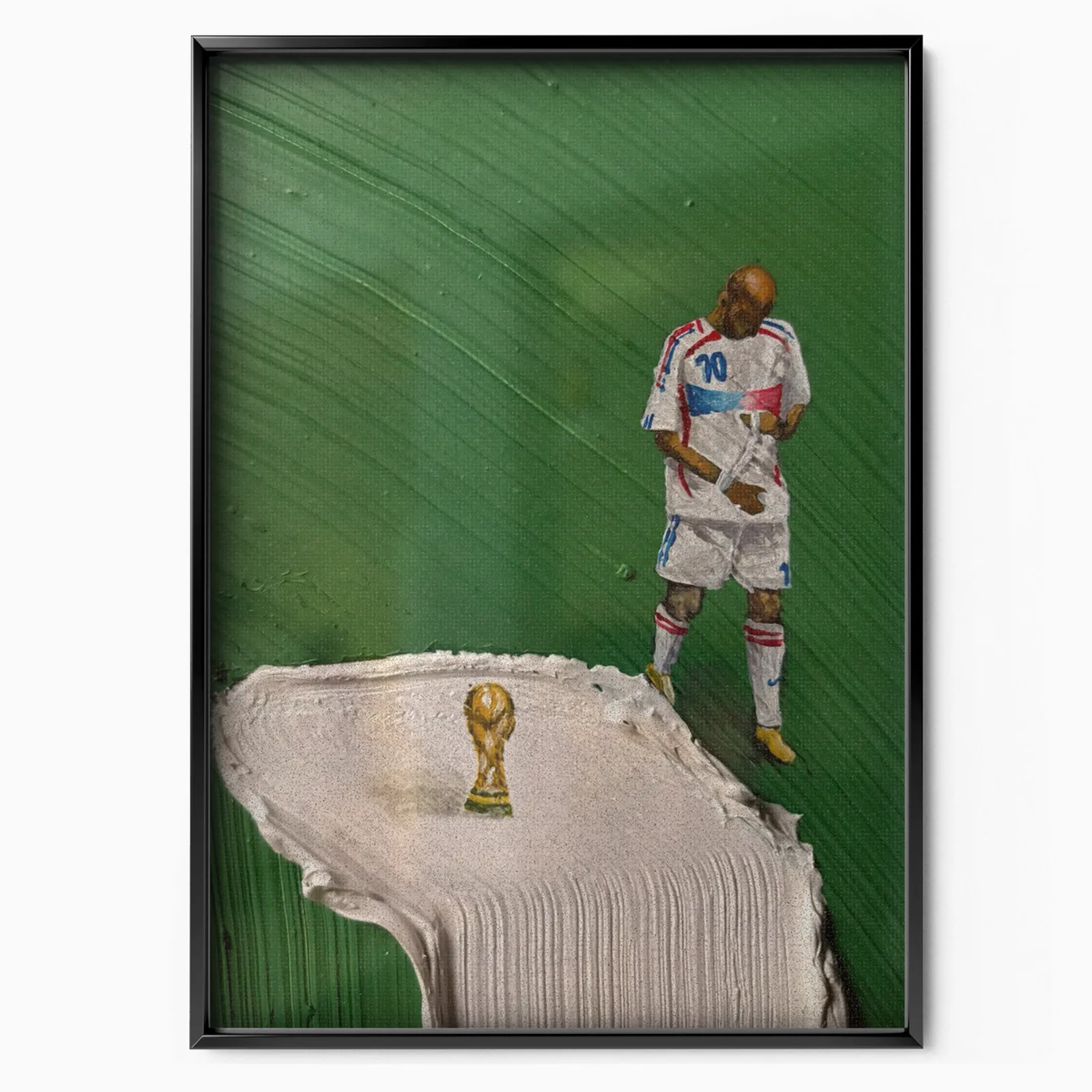 Zinedine Zidane - World Cup 2006 Walk Poster poster, museum grade matte print