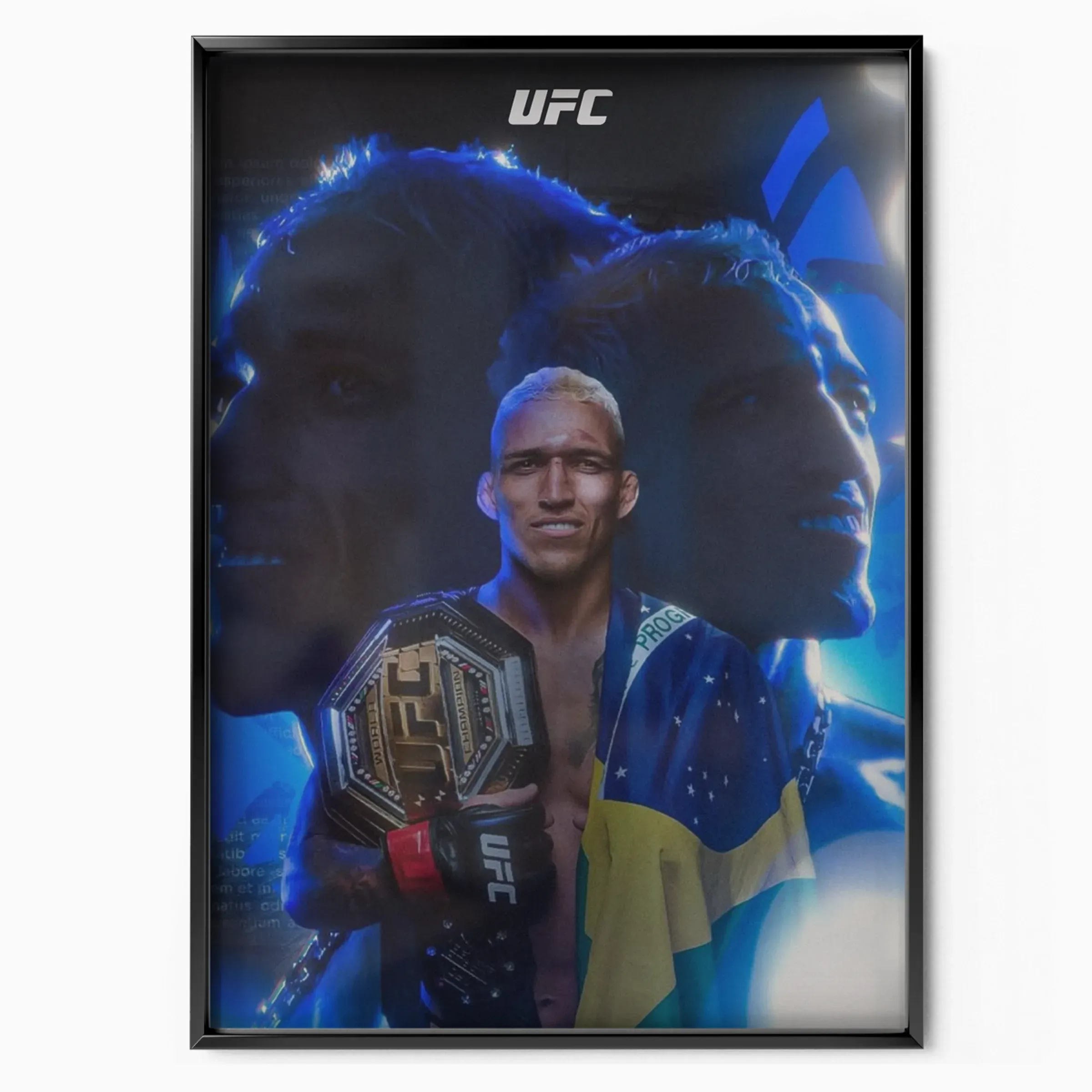 Charles Oliveira - Champion poster, museum grade matte print