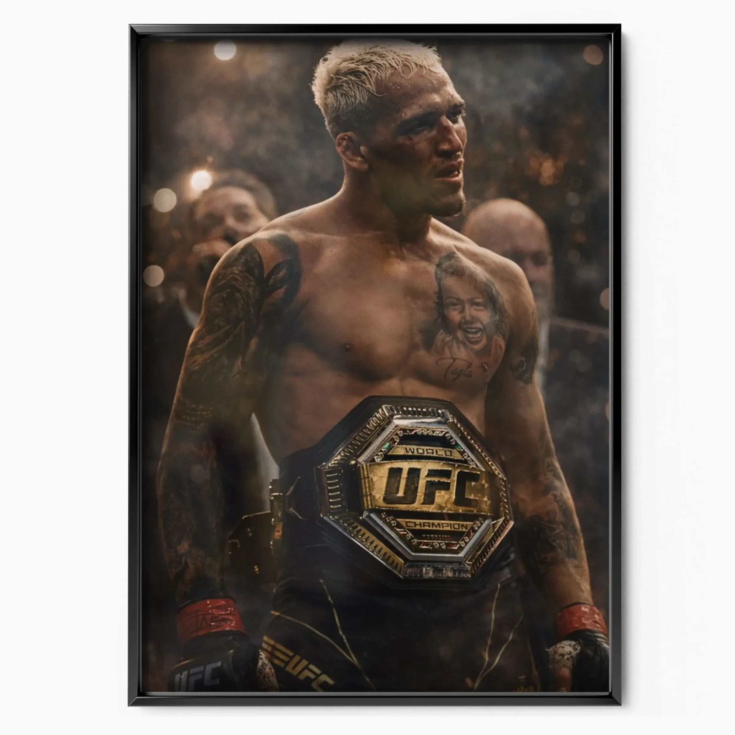 Charles Oliveira - Lightweight Champion poster, museum grade matte print