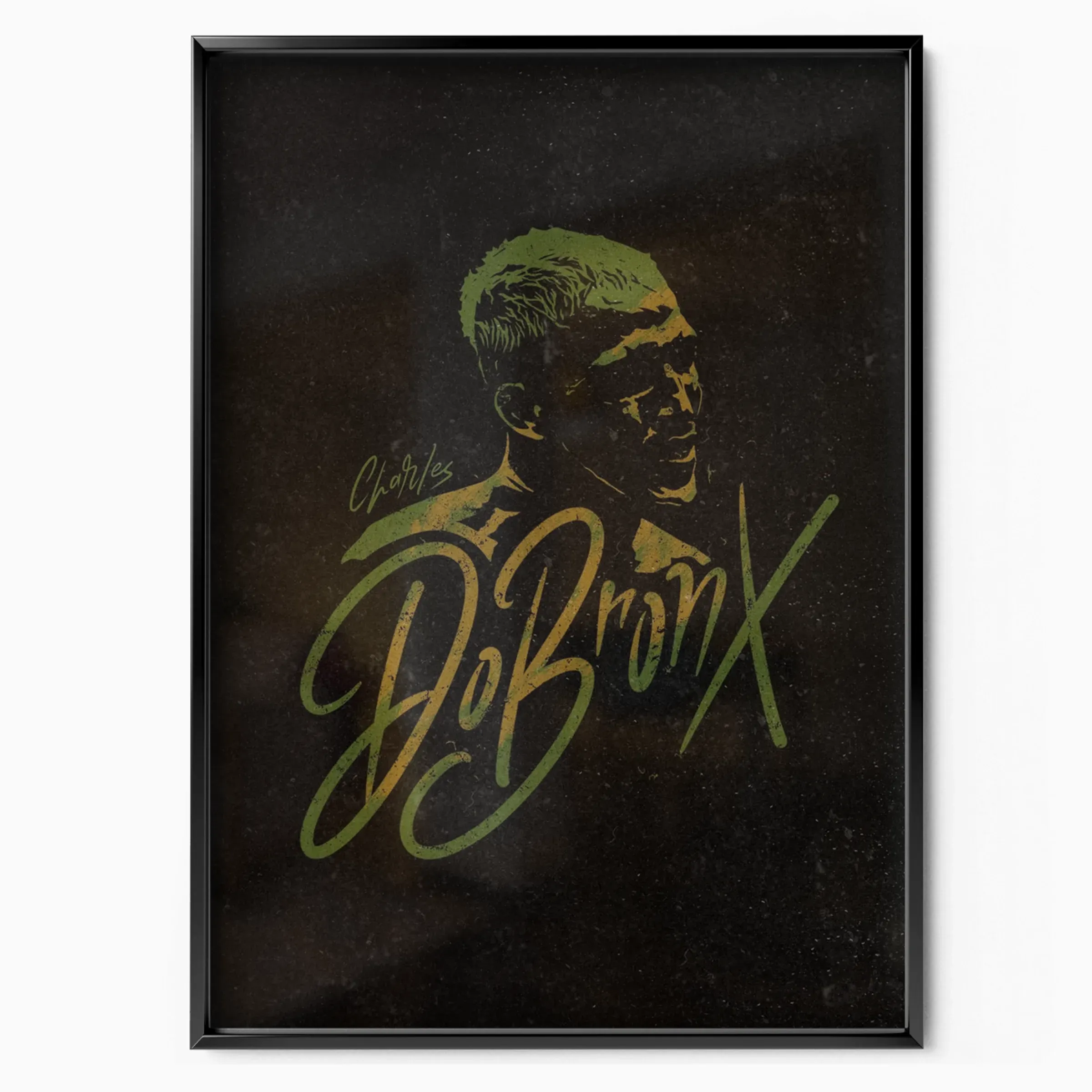 Charles Oliveira - Do Bronx Signature poster, museum grade matte print