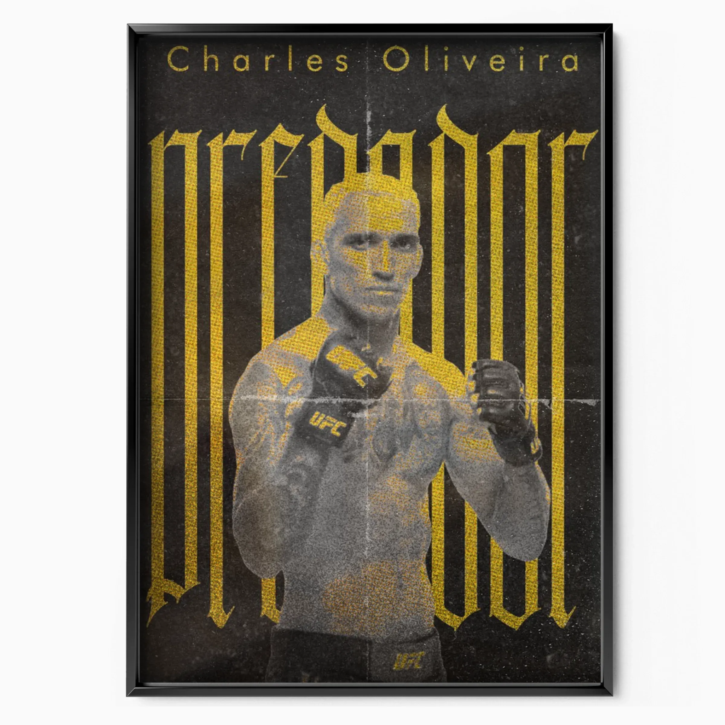 Charles Oliveira - Predador poster, museum grade matte print