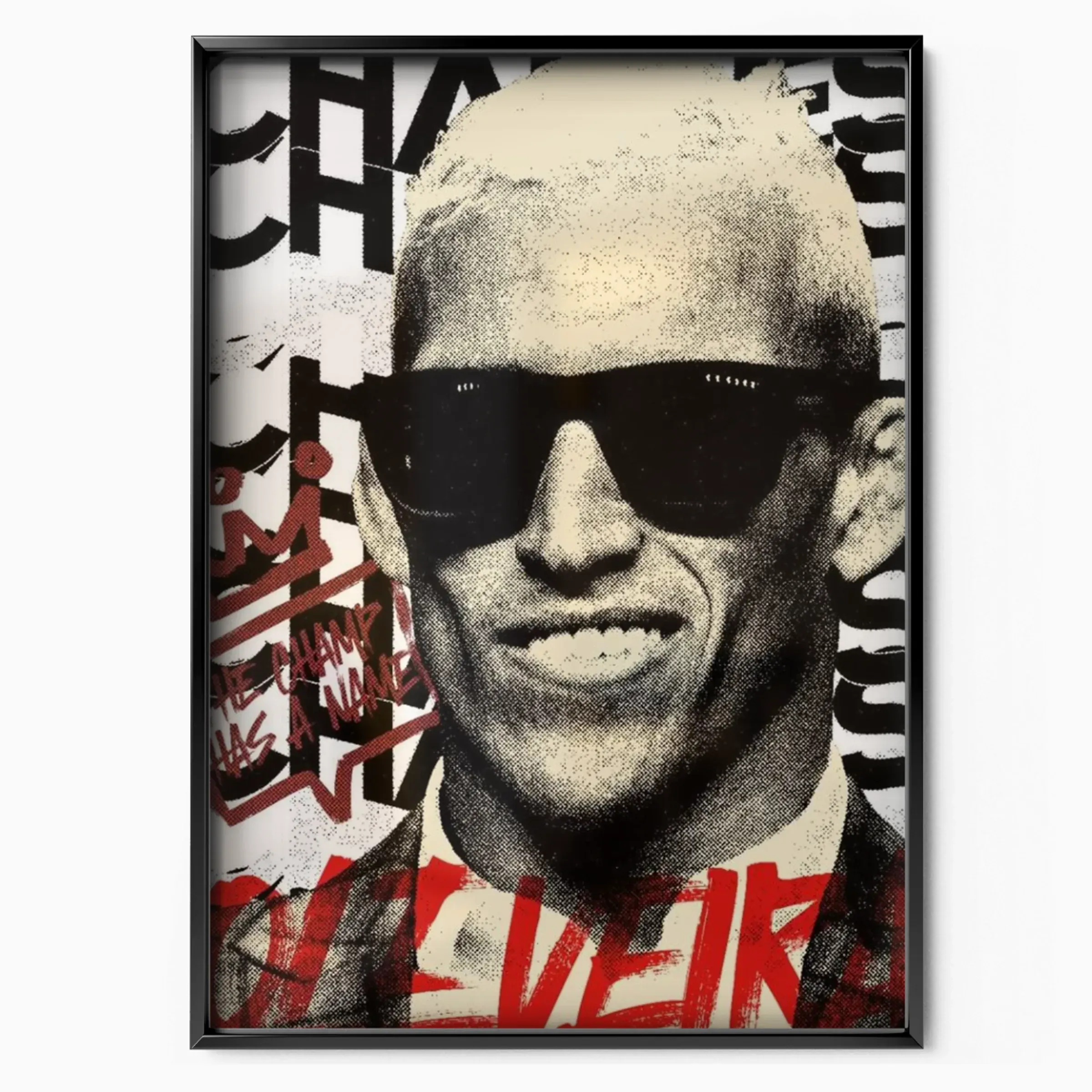 Charles Oliveira - Street poster, museum grade matte print