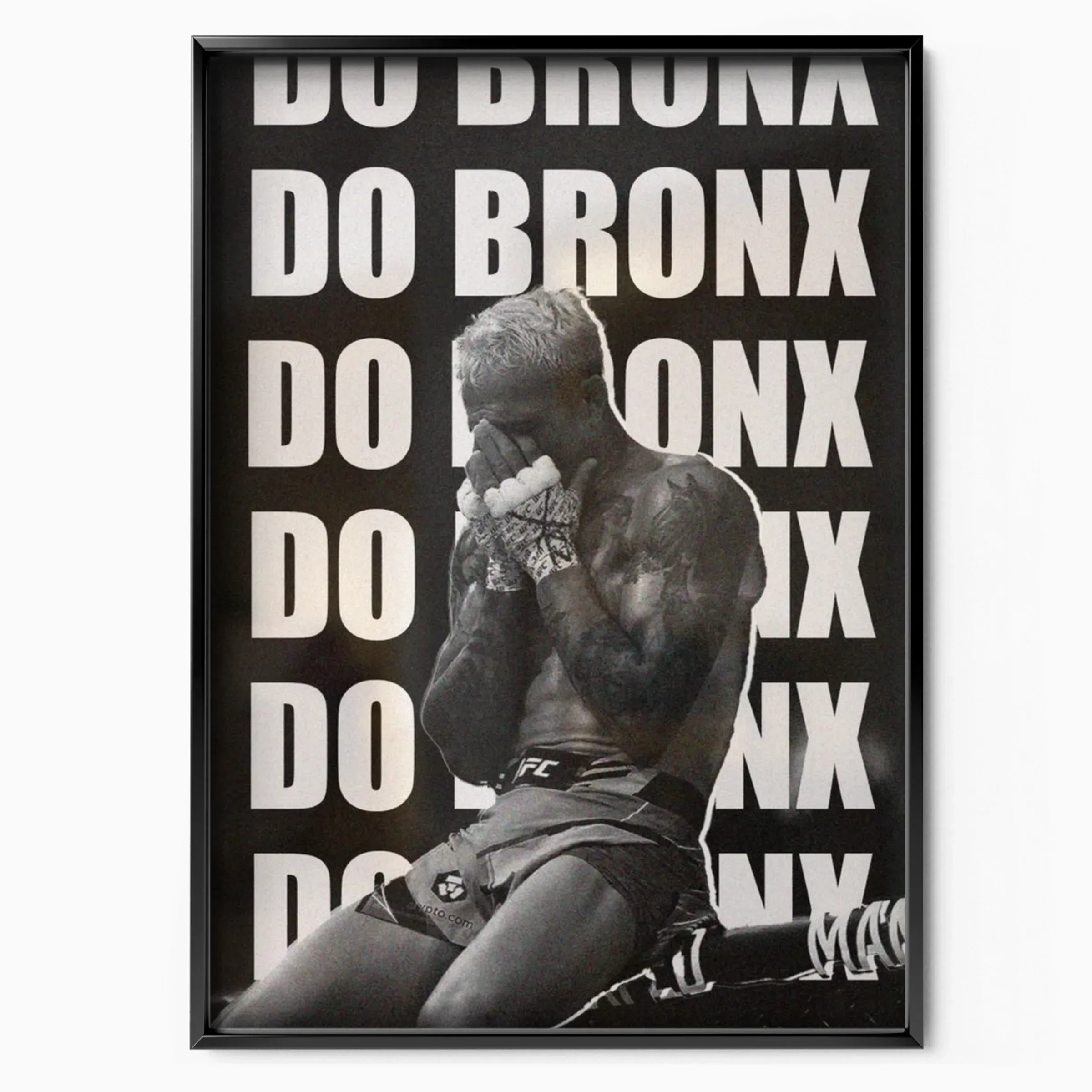 Charles Oliveira - Faith poster, museum grade matte print