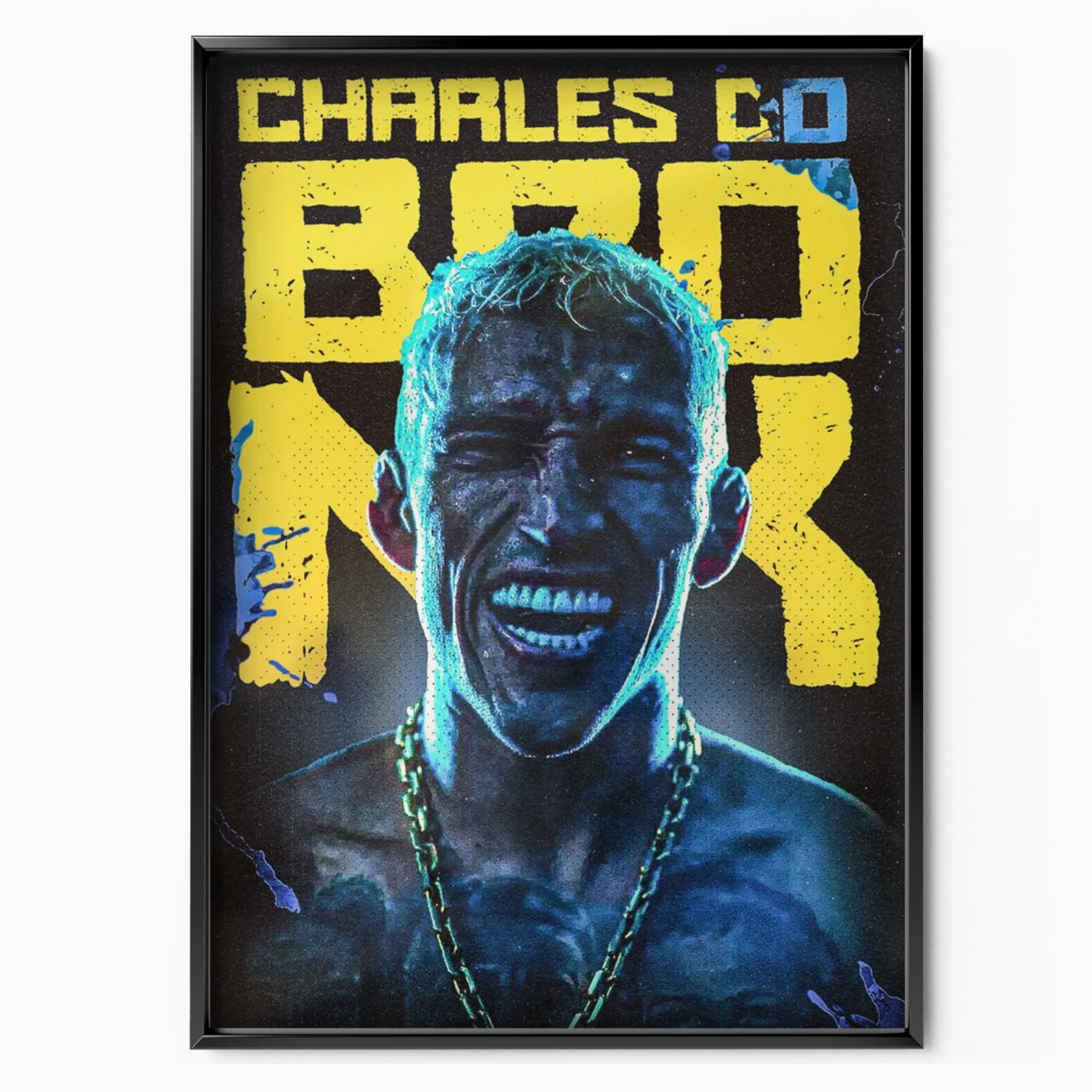 Charles Oliveira - Do Bronx Electric poster, museum grade matte print