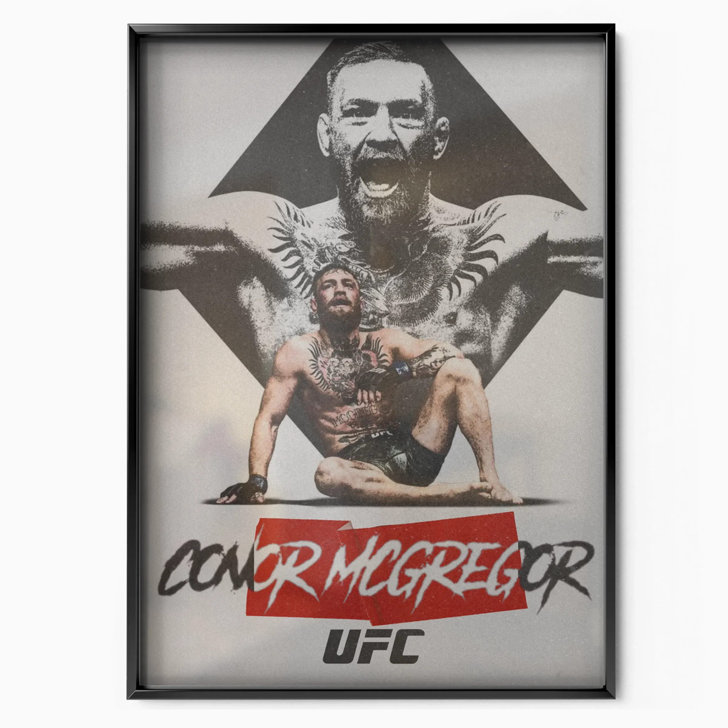 Conor McGregor - The Notorious poster, museum grade matte print