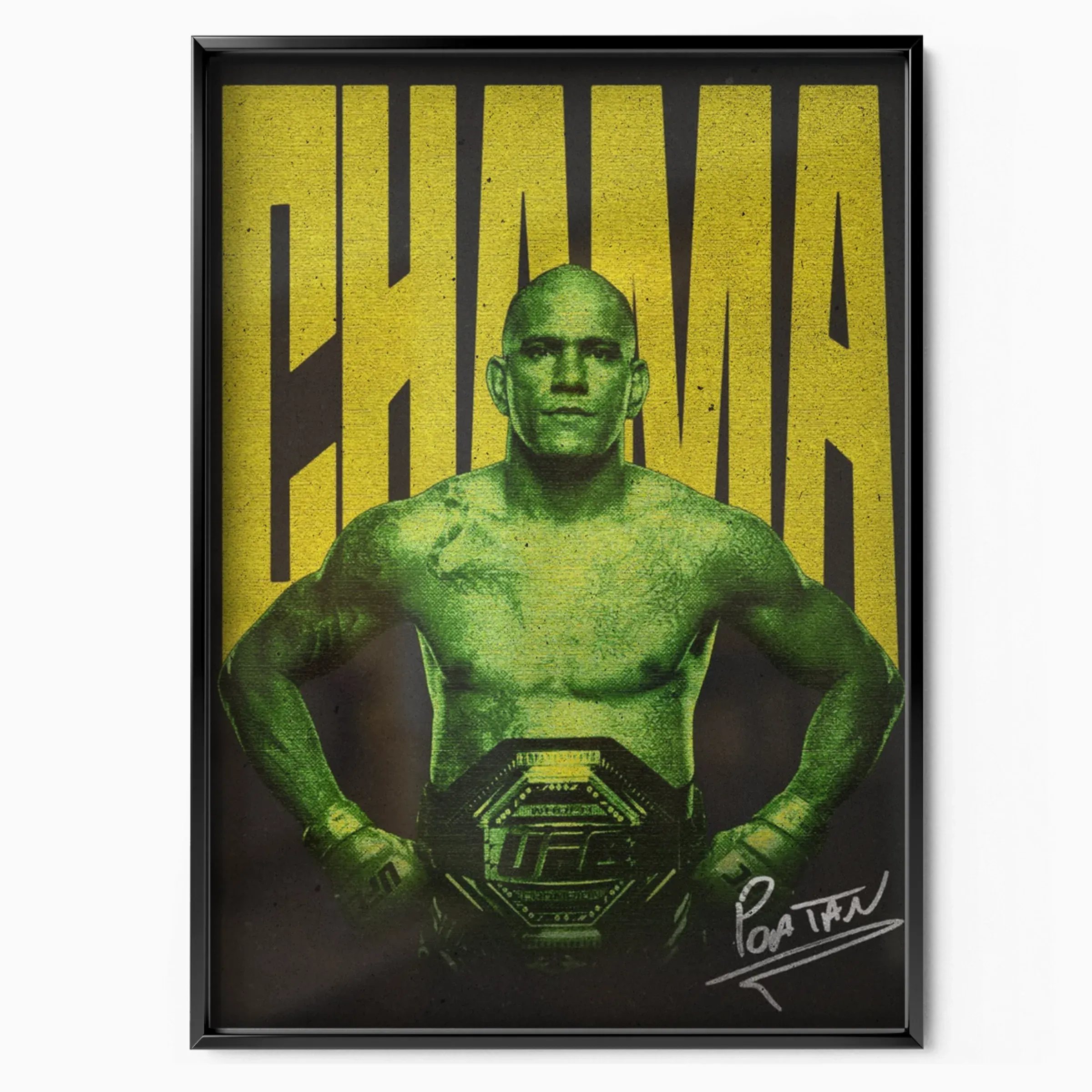 Alex Pereira - Chama poster, museum grade matte print