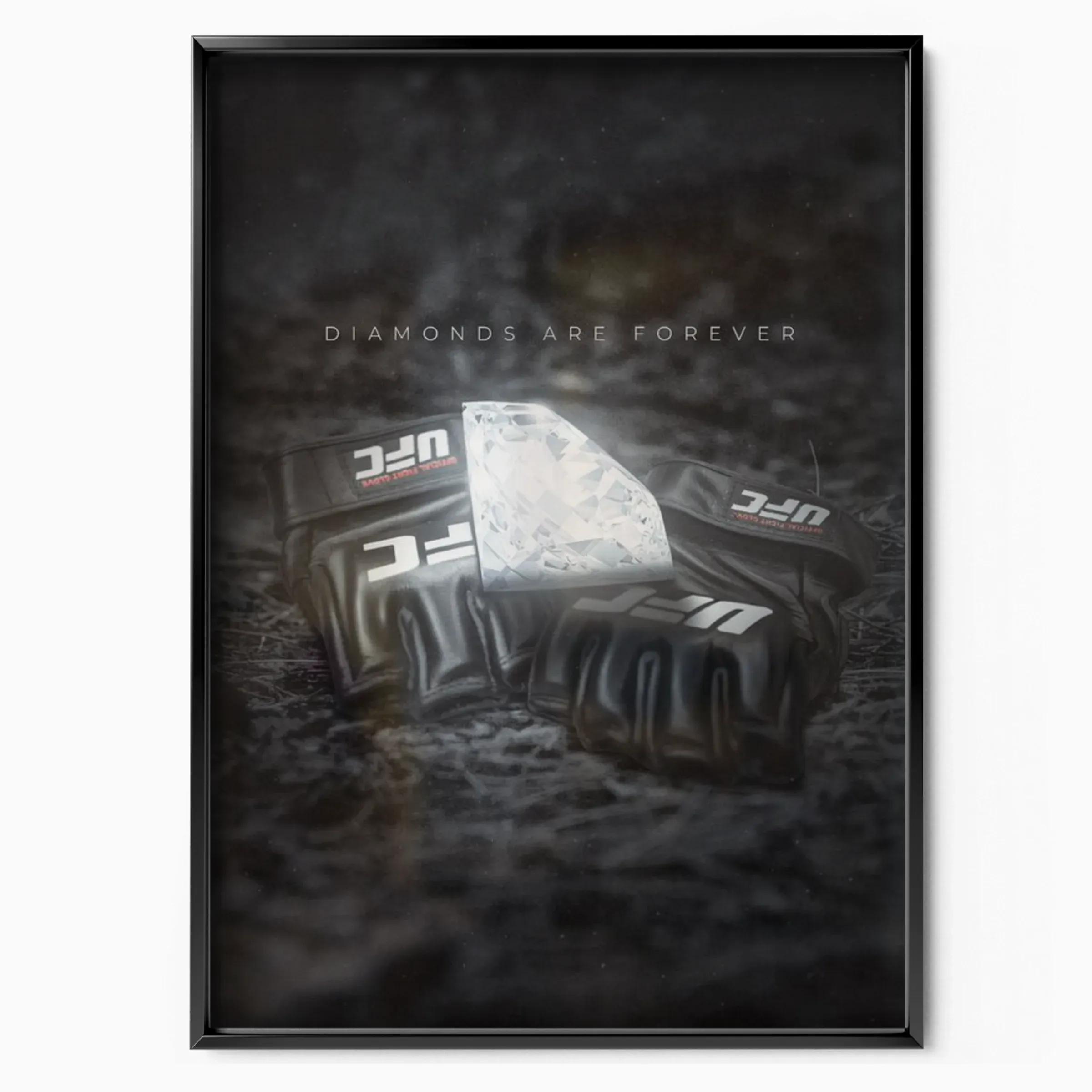 UFC - Diamonds Are Forever poster, museum grade matte print