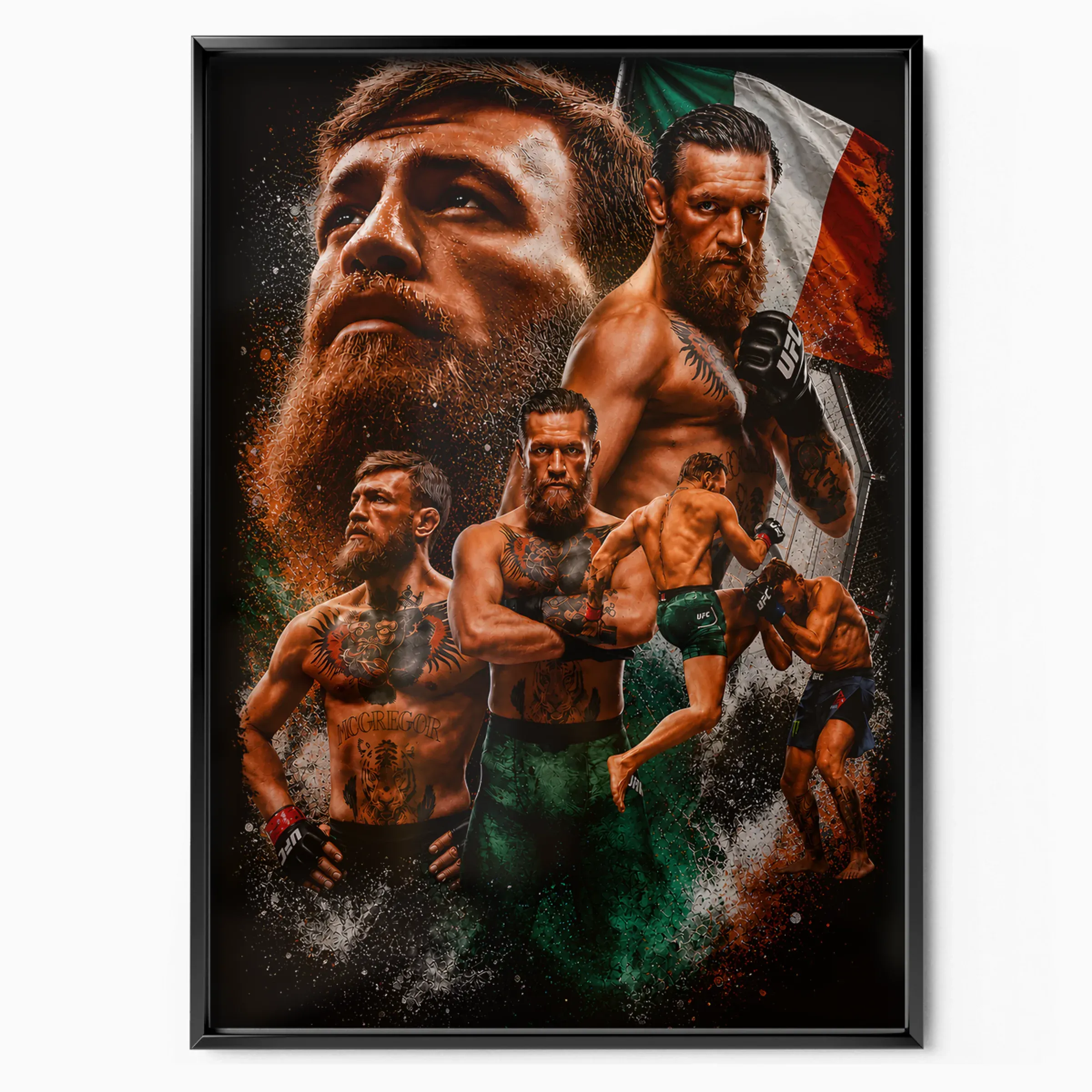 Conor McGregor Poster - The Notorious Irish poster, museum grade matte print