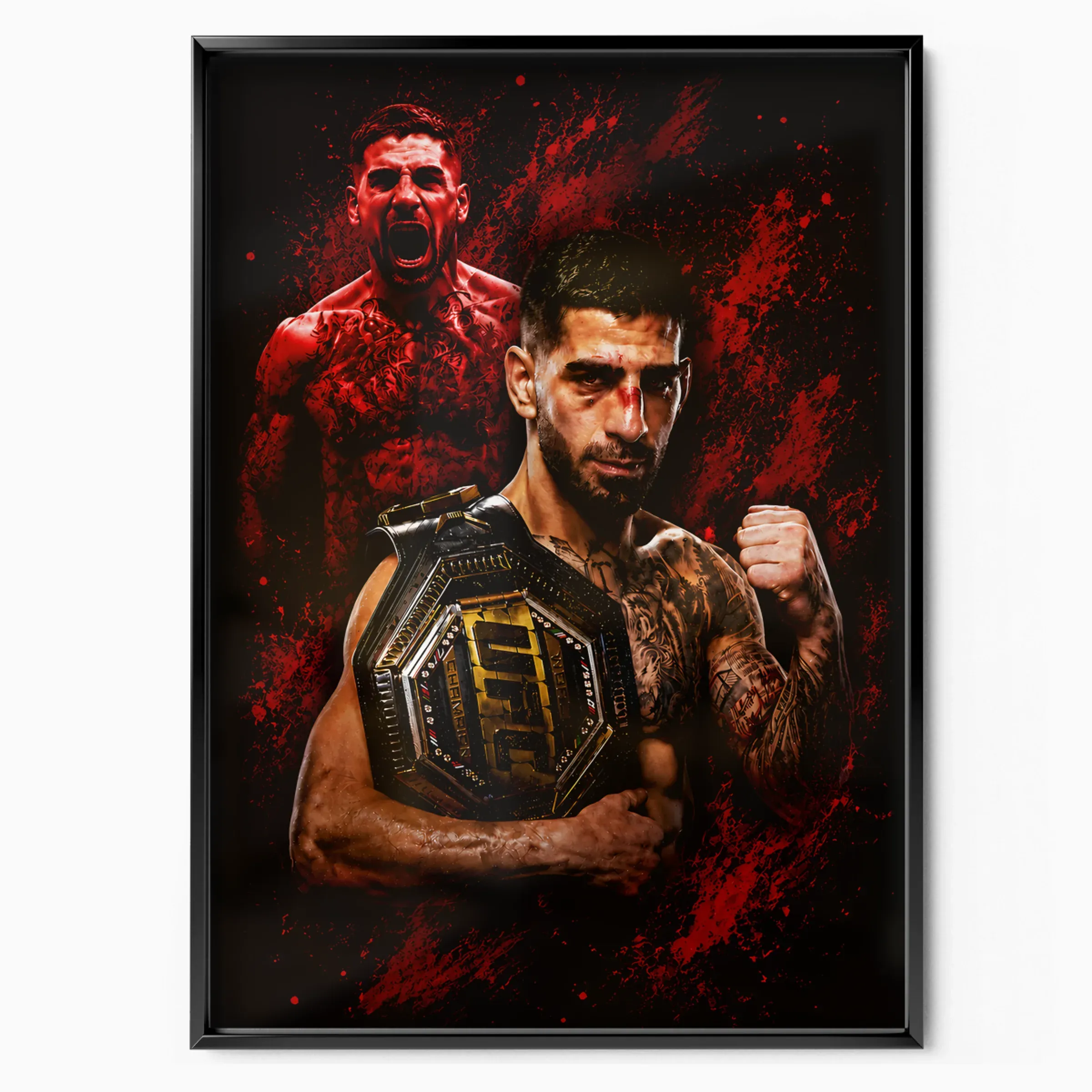 Ilia Topuria Poster - El Matador poster, museum grade matte print