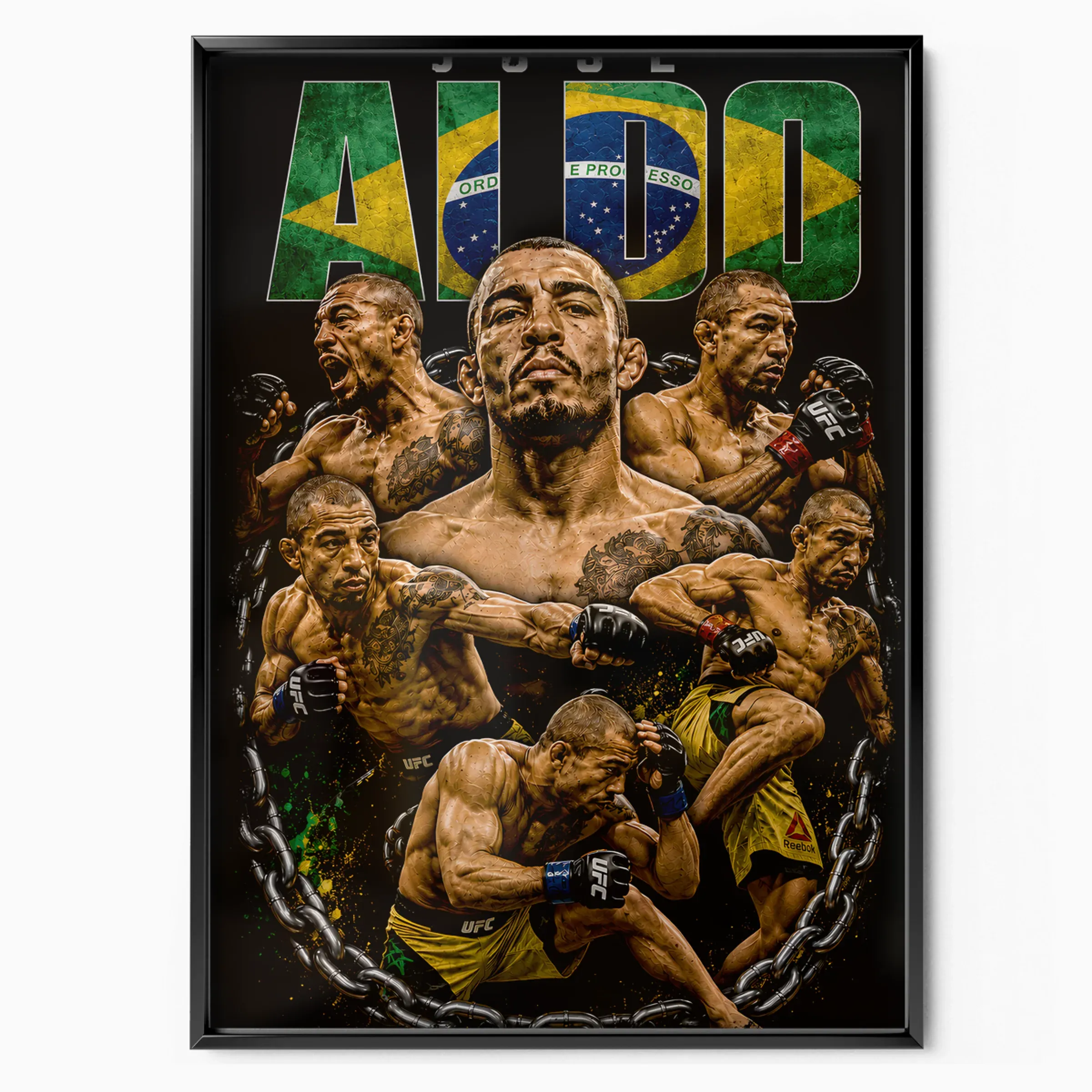 Jose Aldo Poster - Scarface poster, museum grade matte print
