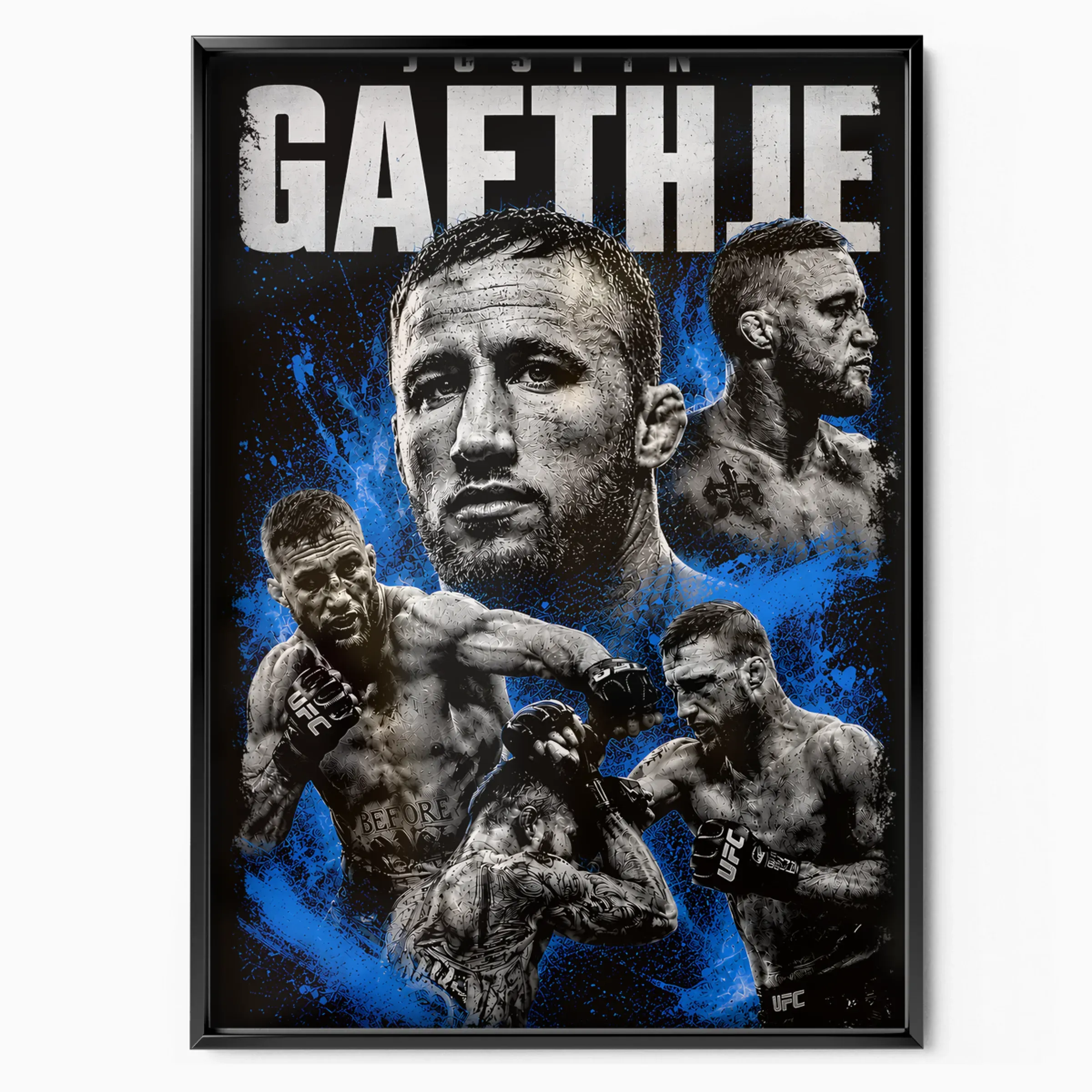 Justin Gaethje Poster - The Highlight poster, museum grade matte print