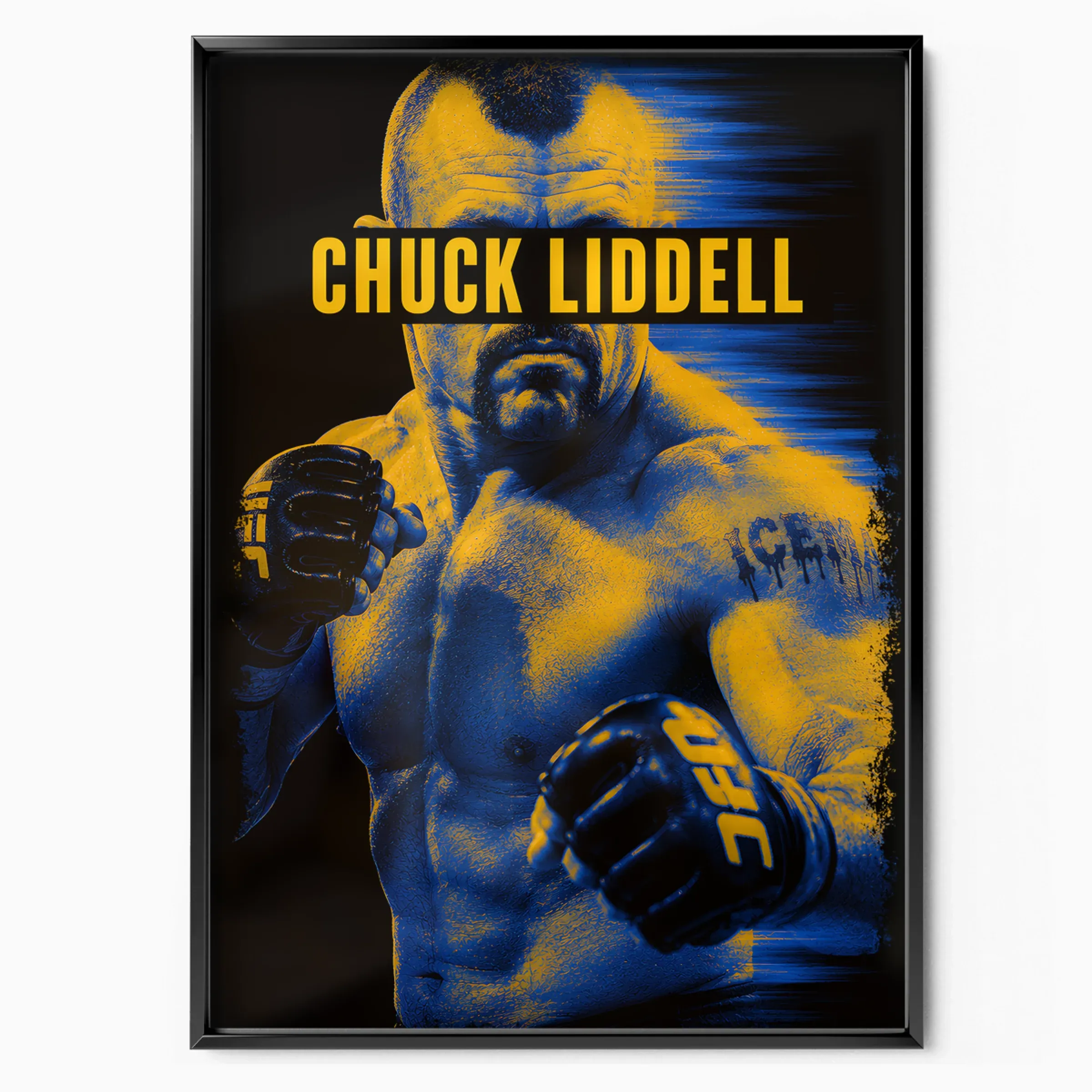 Chuck Liddell Poster - The Iceman poster, museum grade matte print