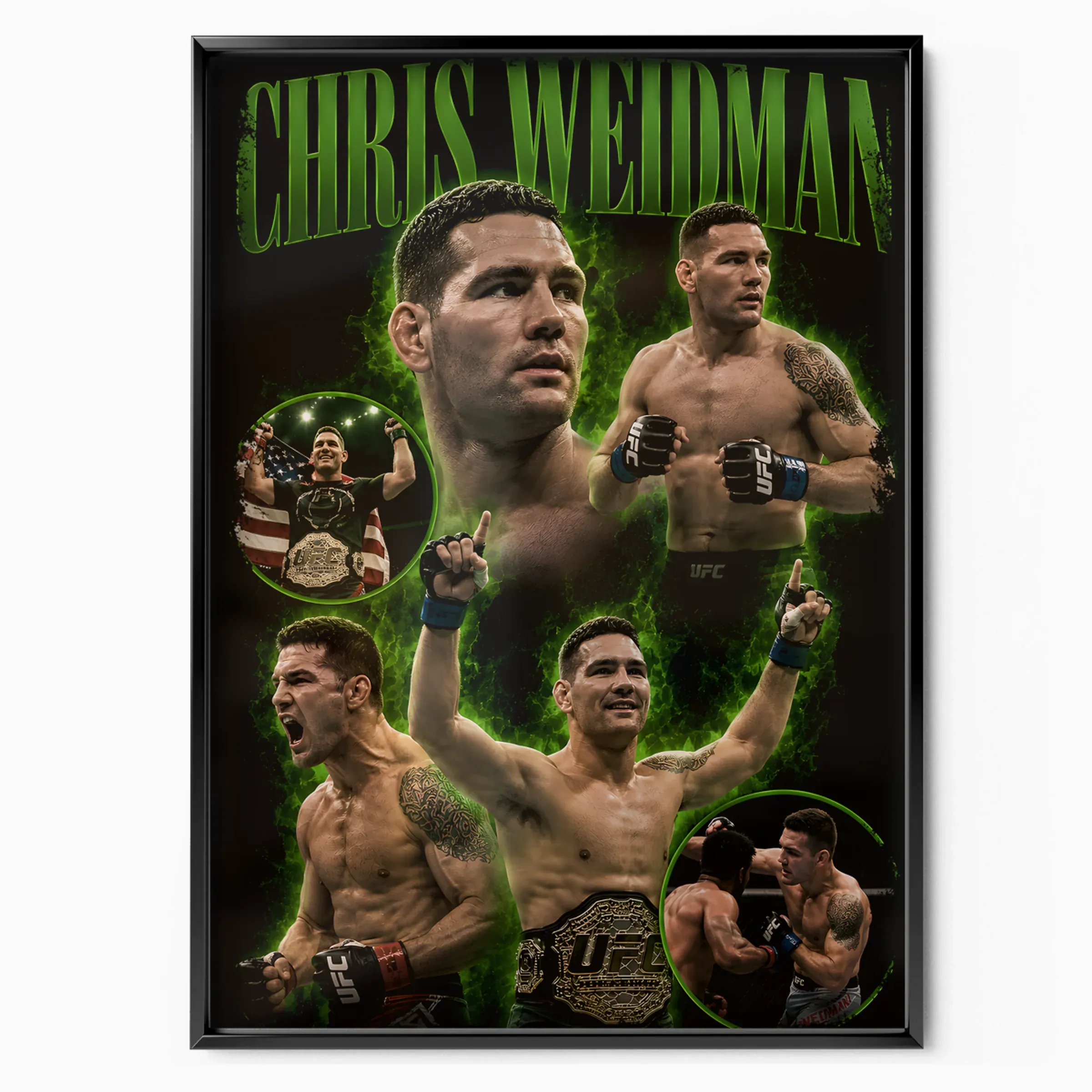 Chris Weidman Poster - The All-American poster, museum grade matte print