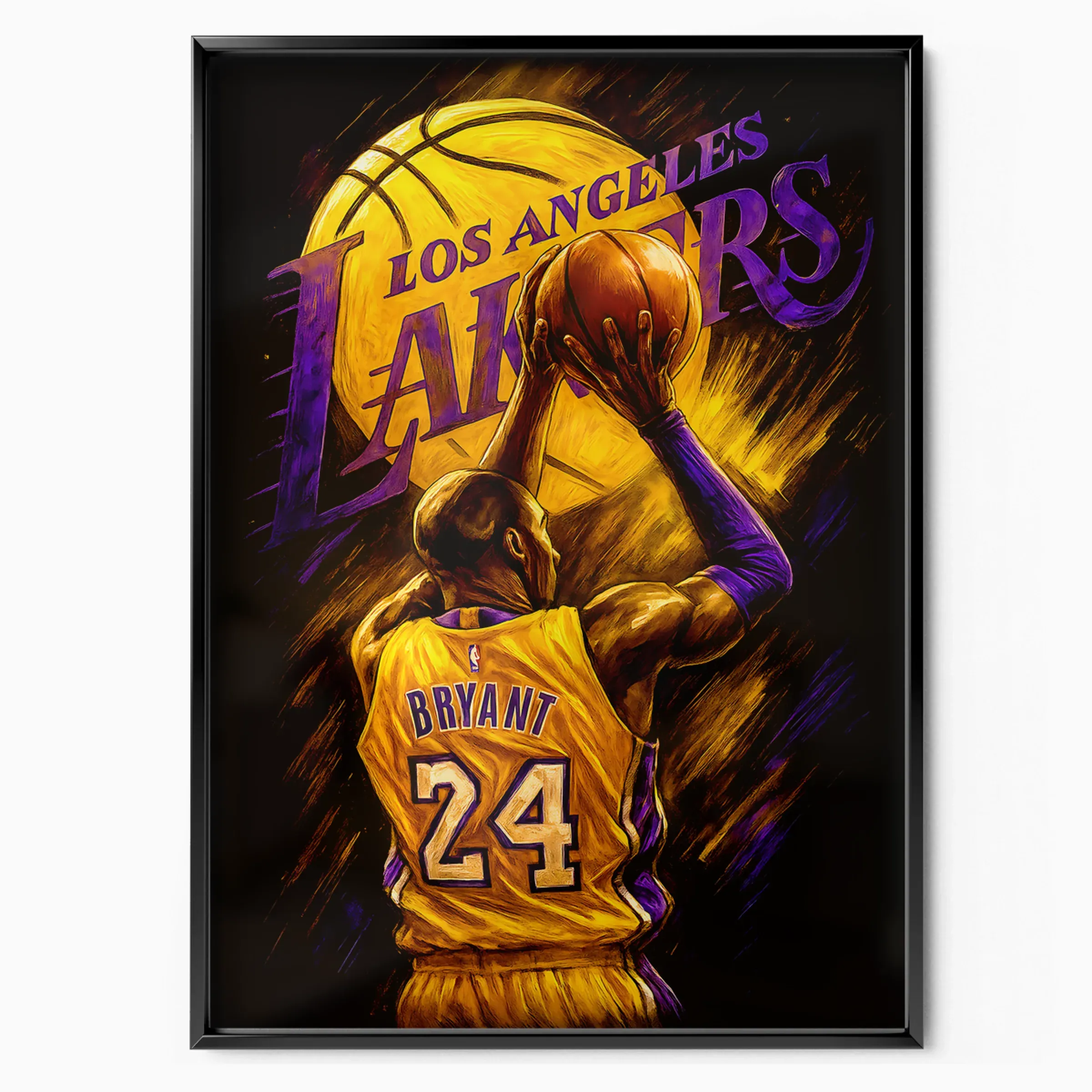 Kobe Bryant Poster - Bryant 24 poster, museum grade matte print