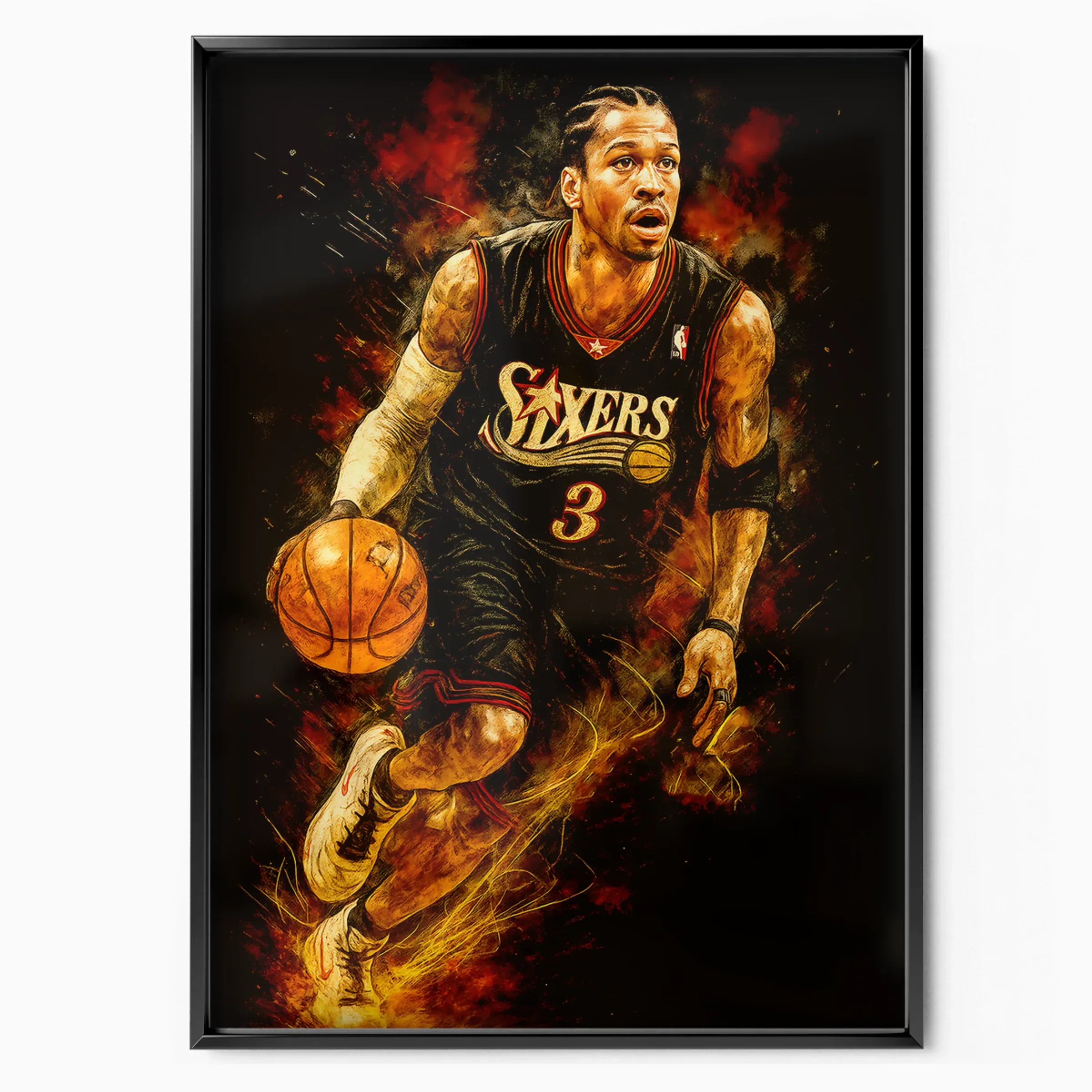 Allen Iverson Poster - Philadelphia poster