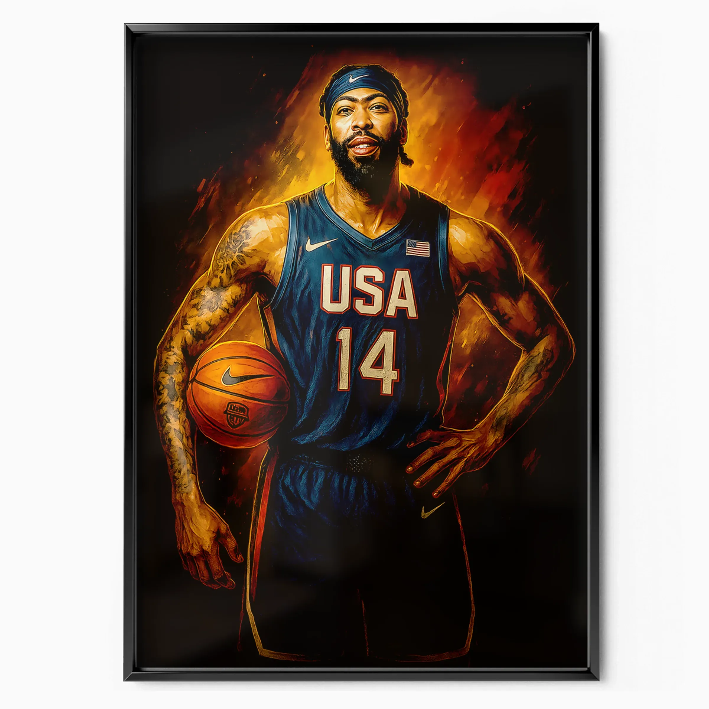 Anthony Davis Poster - Team USA poster