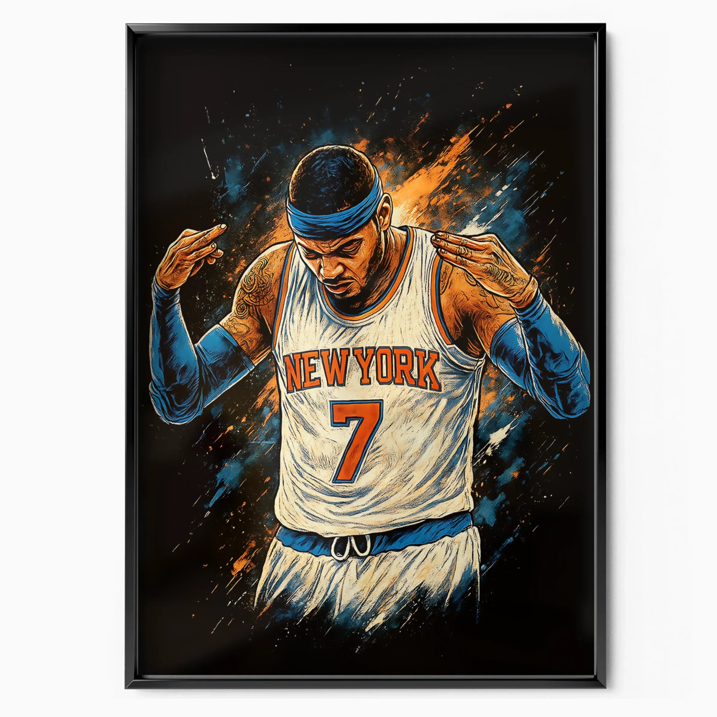 Carmelo Anthony Poster - New York 7 poster