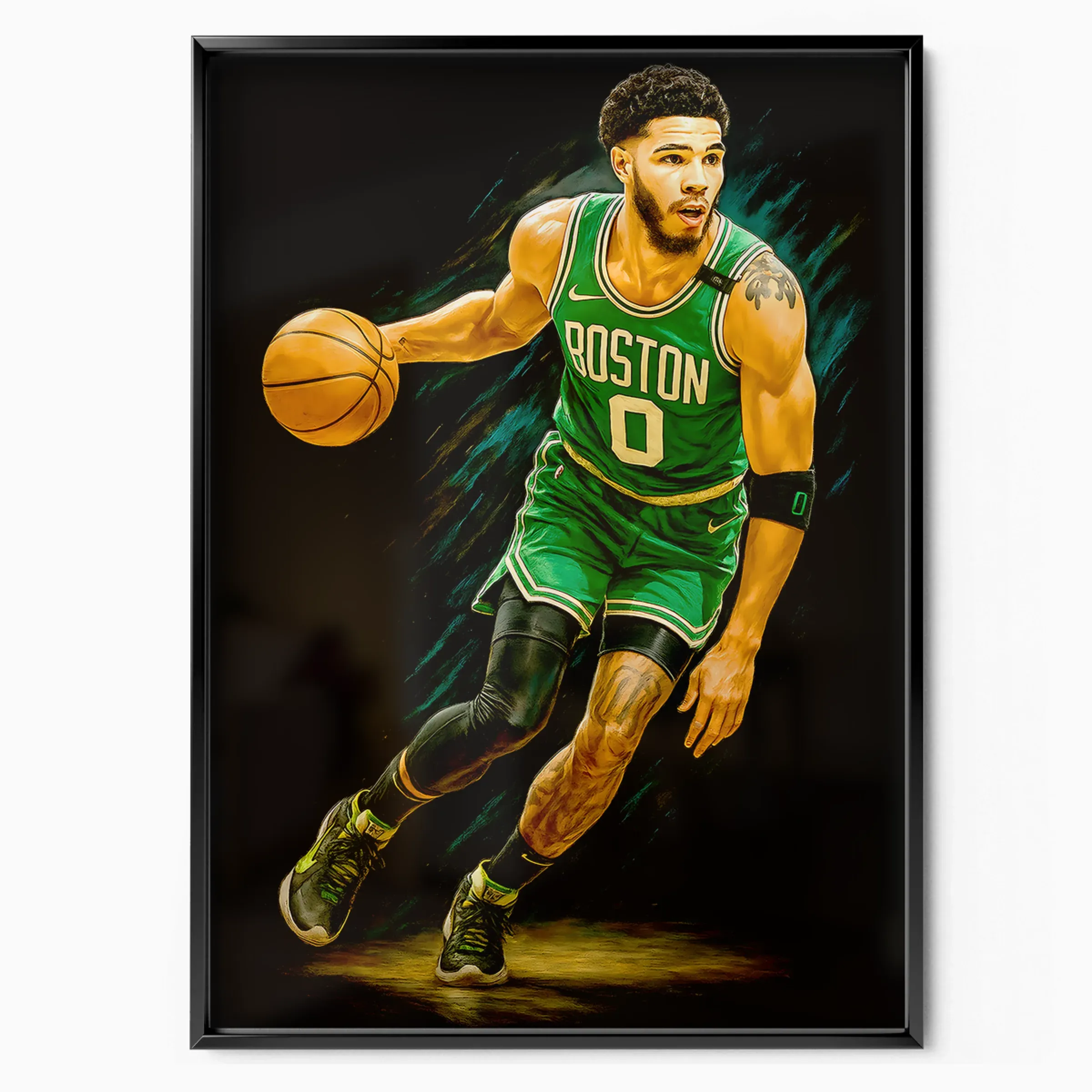 Jayson Tatum Poster - Celtics Drive poster